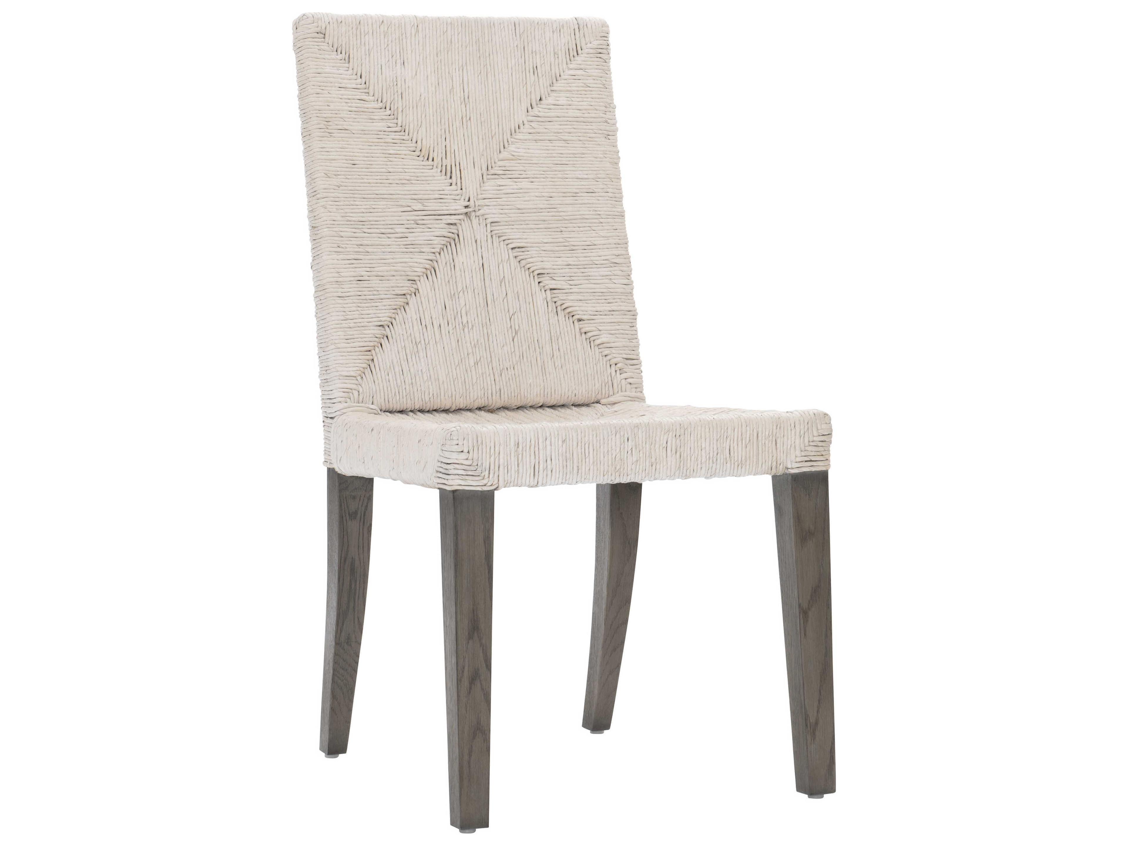 Interiors Palma Oak Wood Gray Side Dining Chair