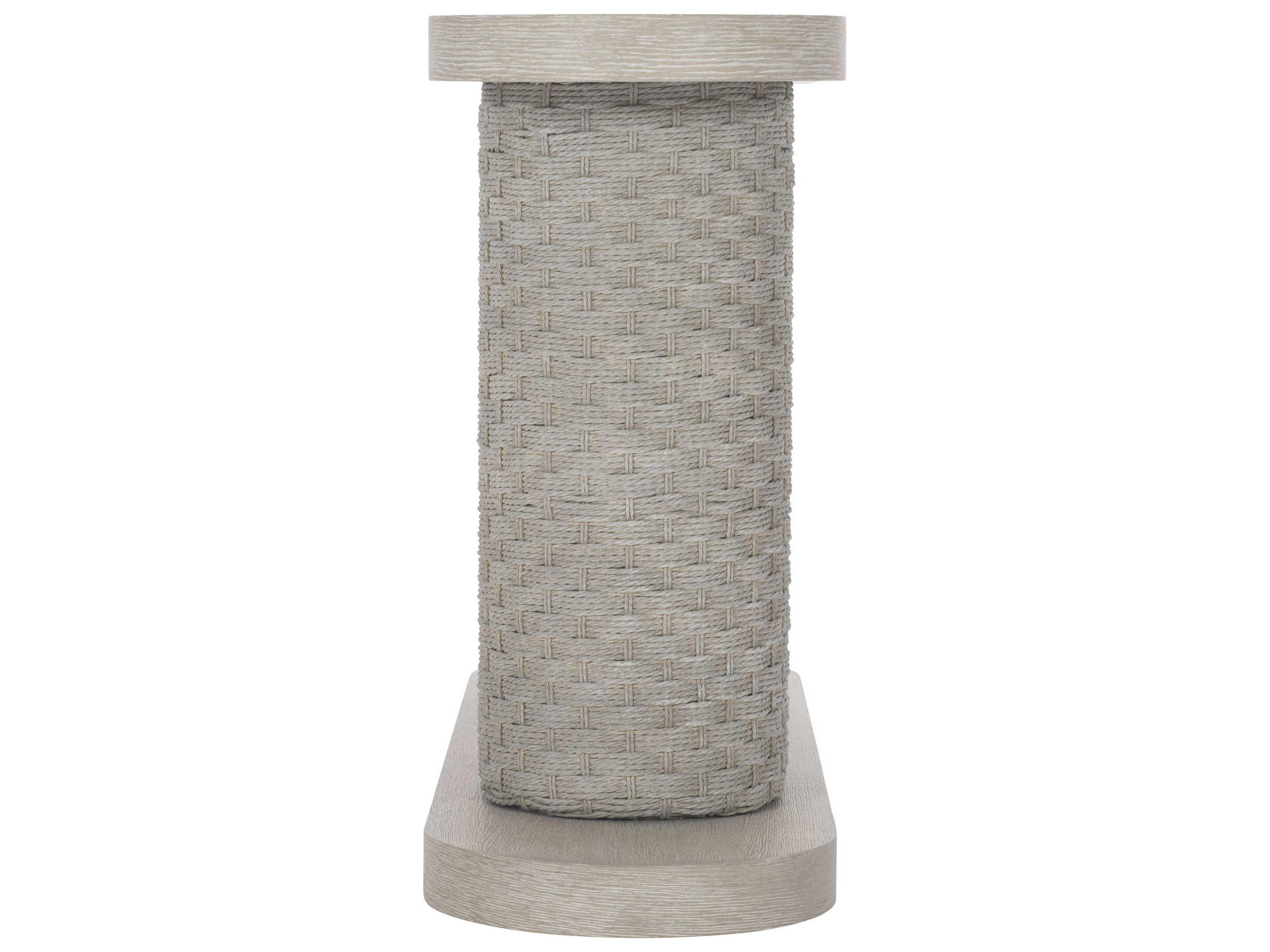 Bernhardt Acosta Oval Concrete Console Table