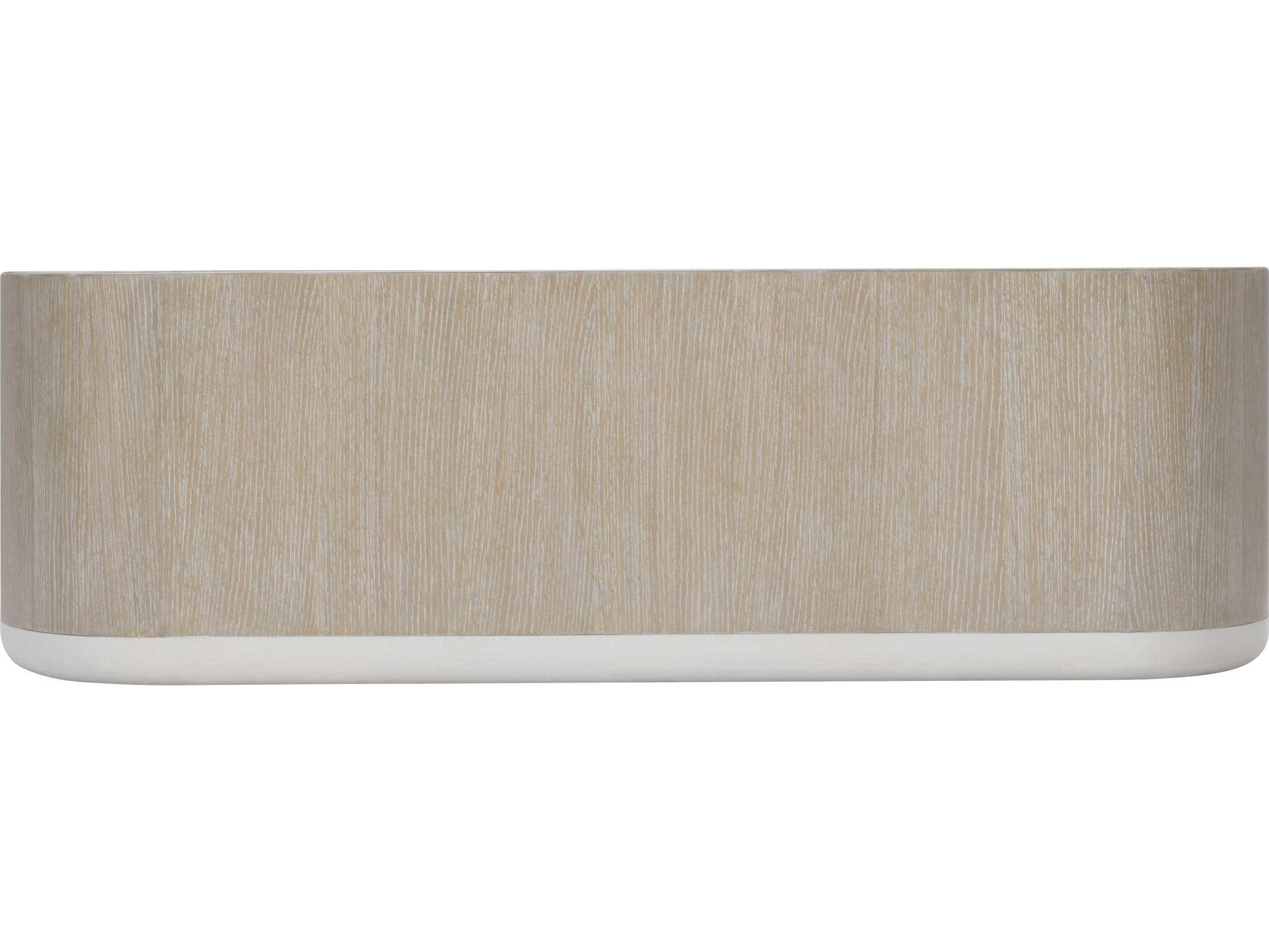 Bernhardt Solaria Oval Faux Stone Cocktail Table