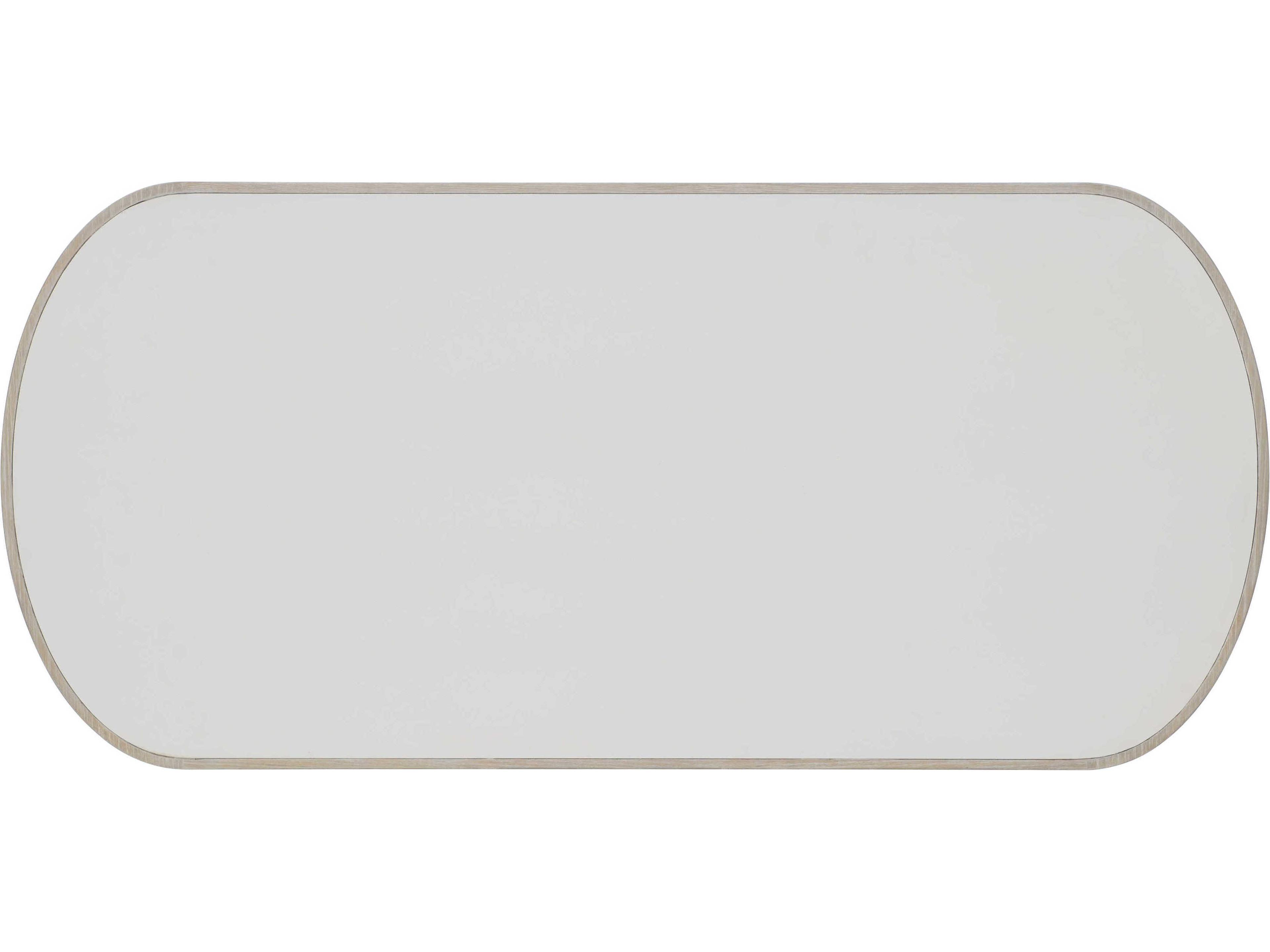 Bernhardt Solaria Oval Faux Stone Cocktail Table