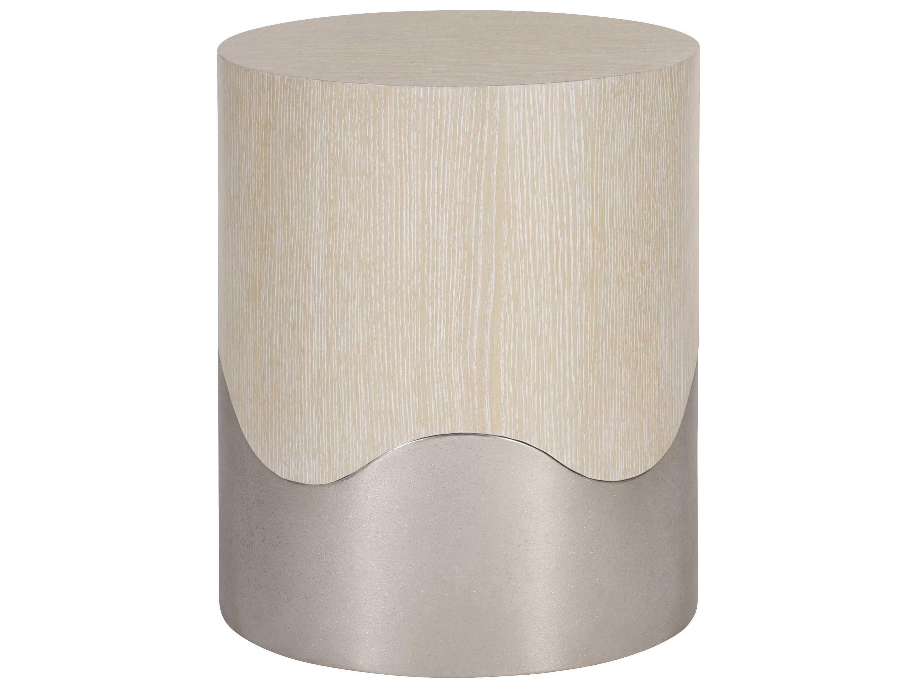 Bernhardt Solaria Round Wood Accent Table