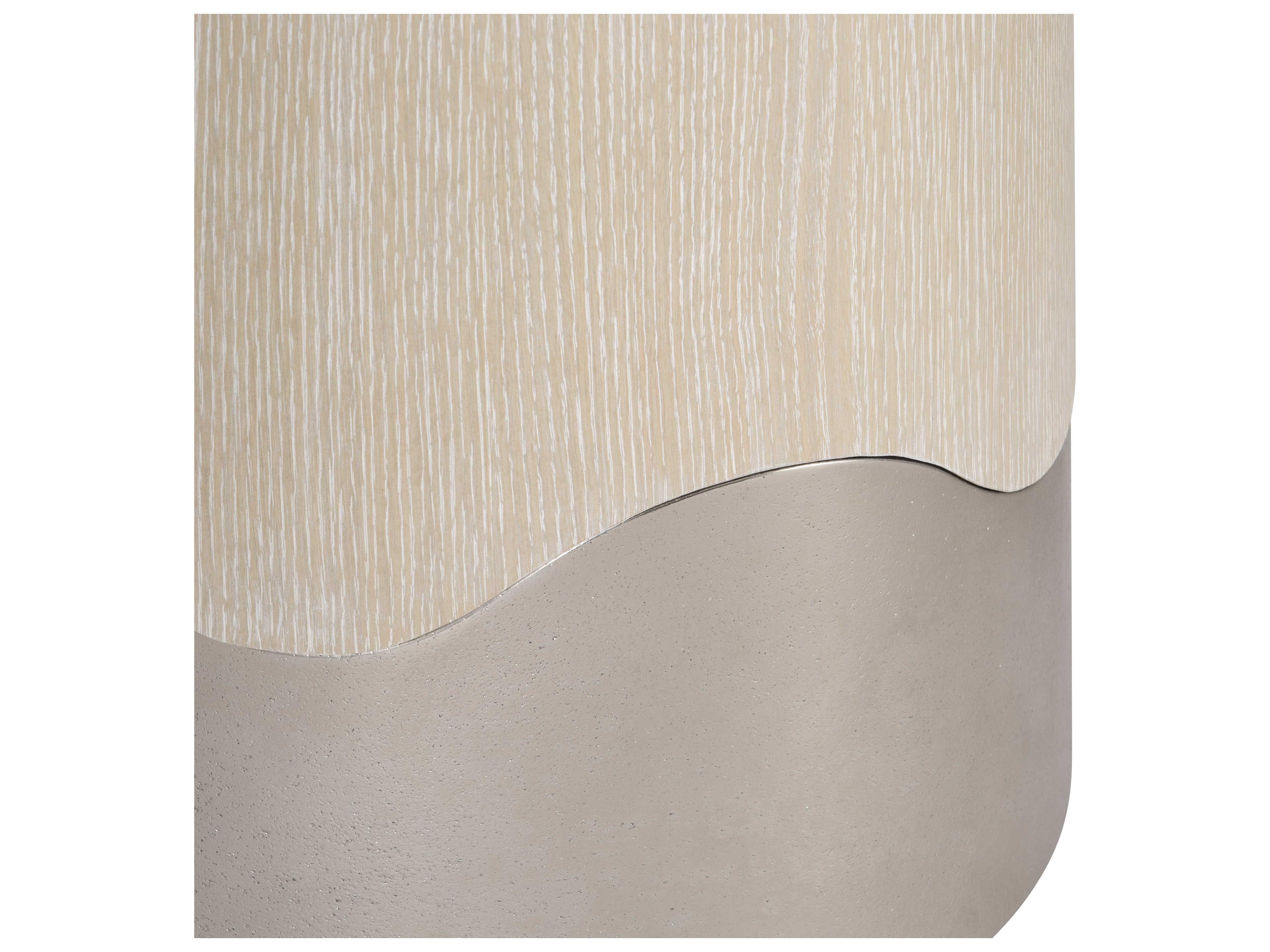 Bernhardt Solaria Round Wood Accent Table