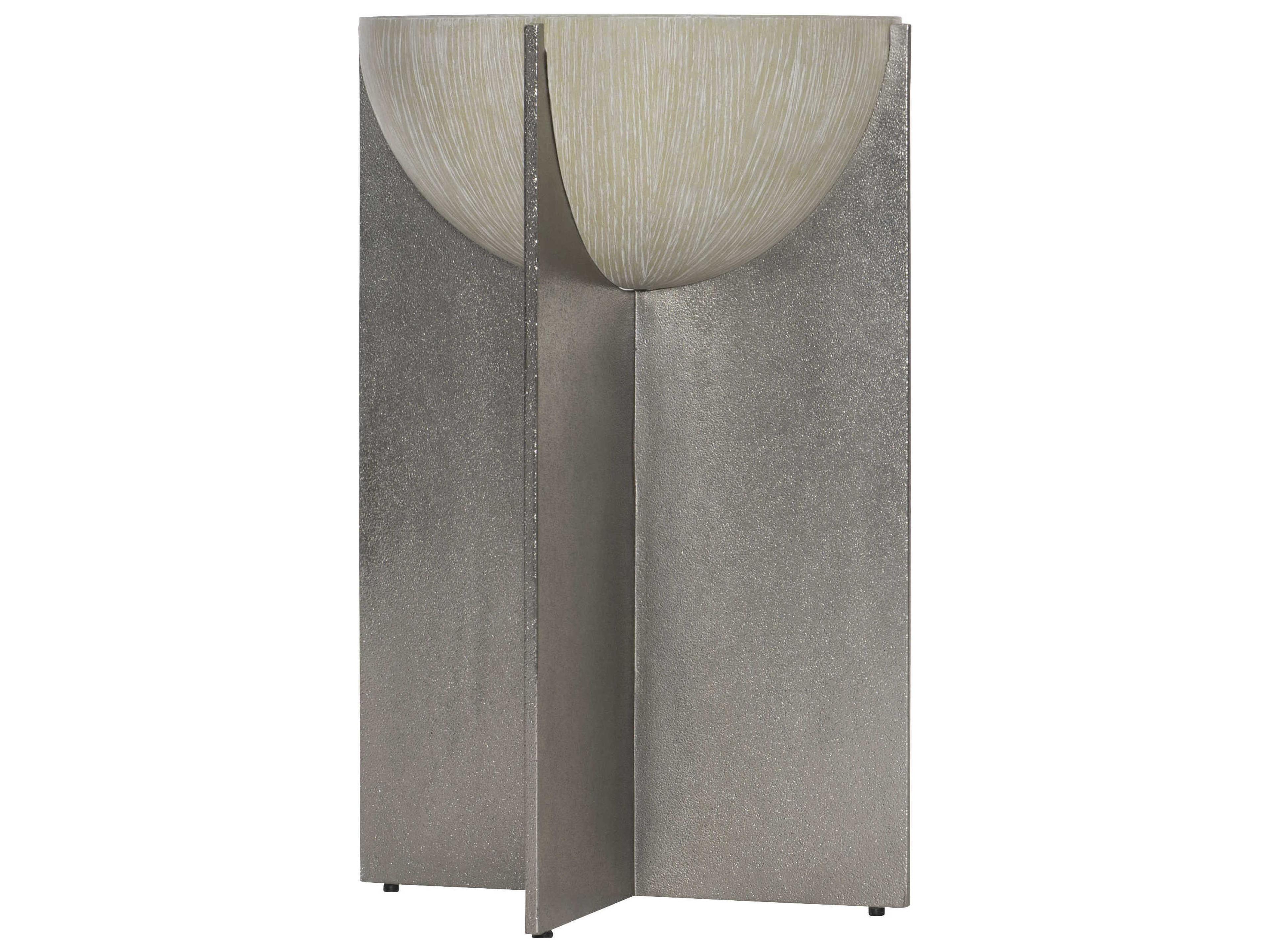 Bernhardt Solaria Round Wood Accent Table