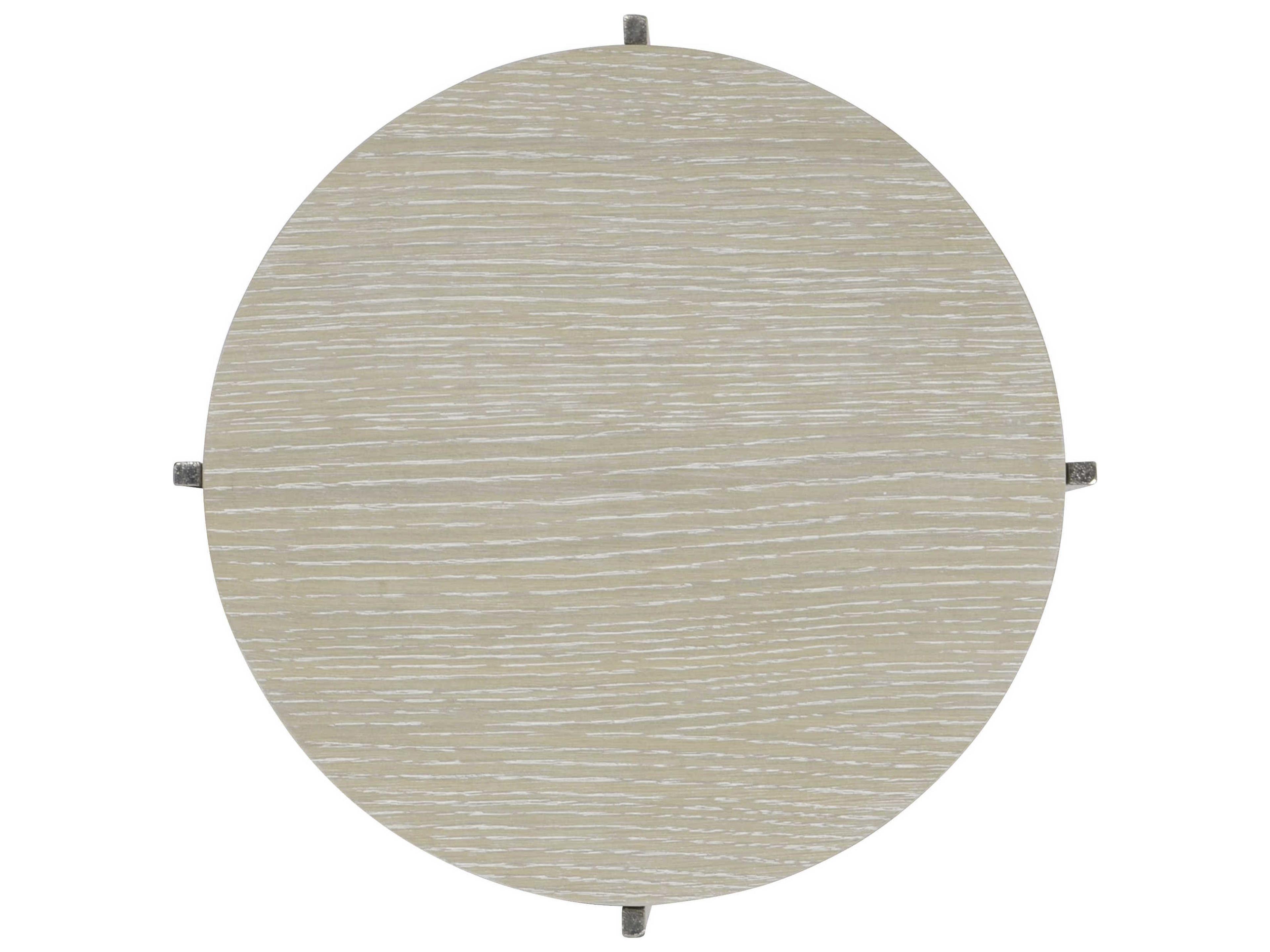 Bernhardt Solaria Round Wood Accent Table