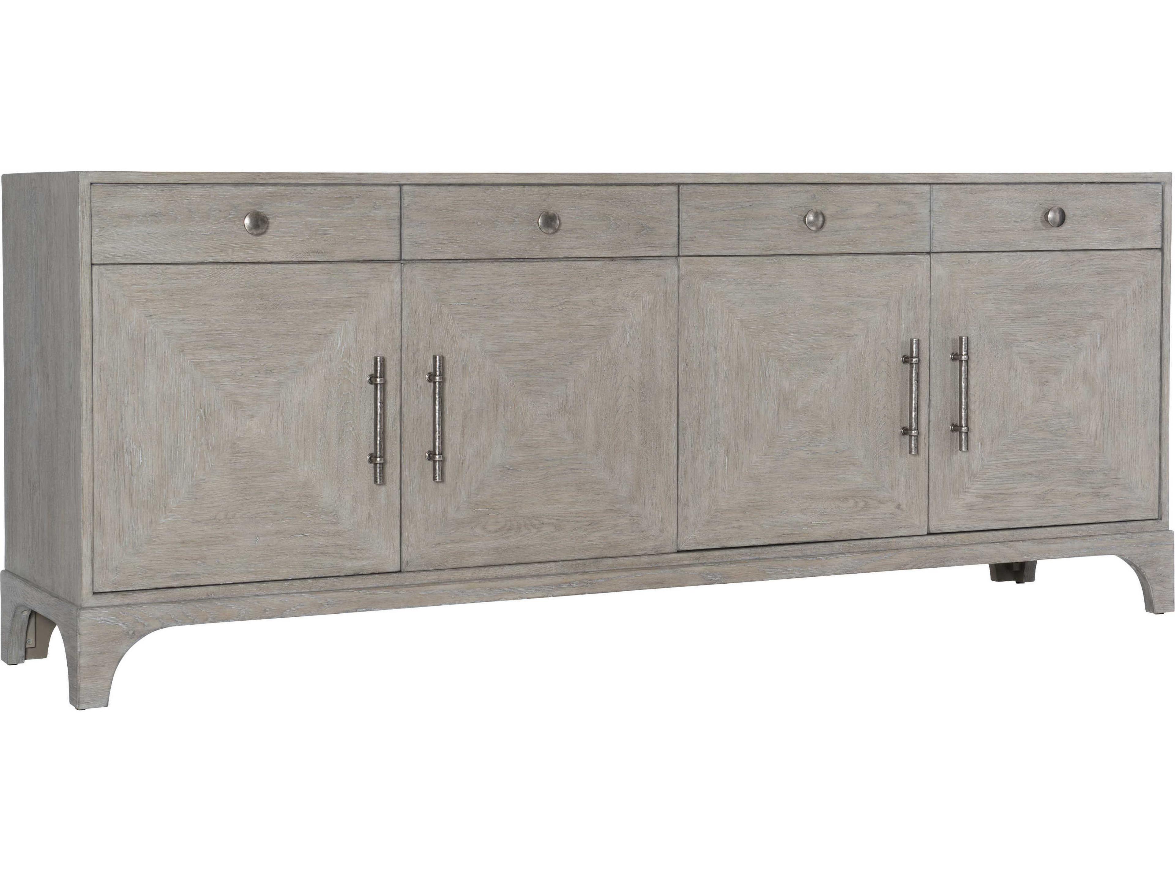 Albion Entertainment Credenza in Pewter