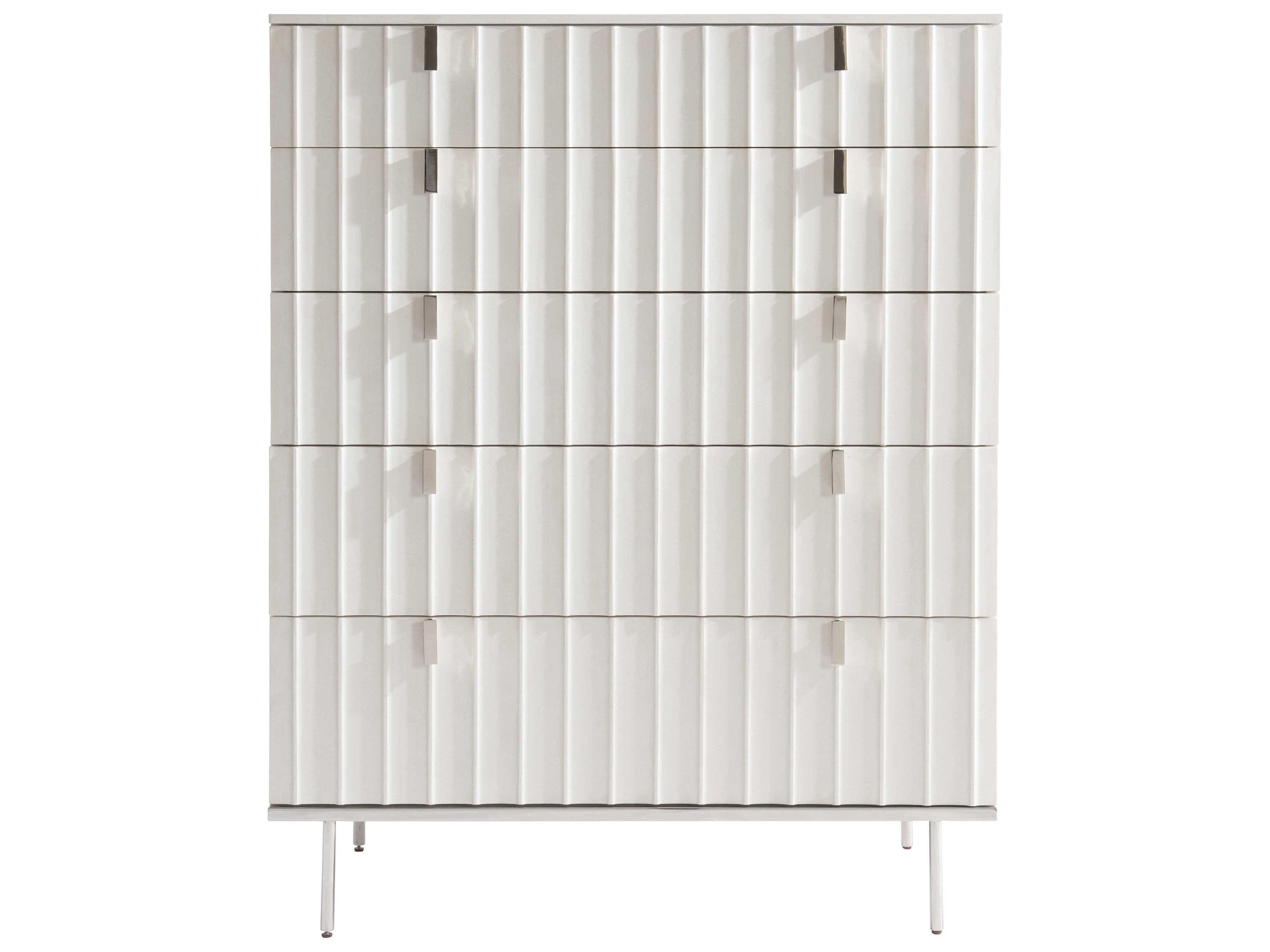 Bernhardt Modulum 5-Drawers White Accent Chest