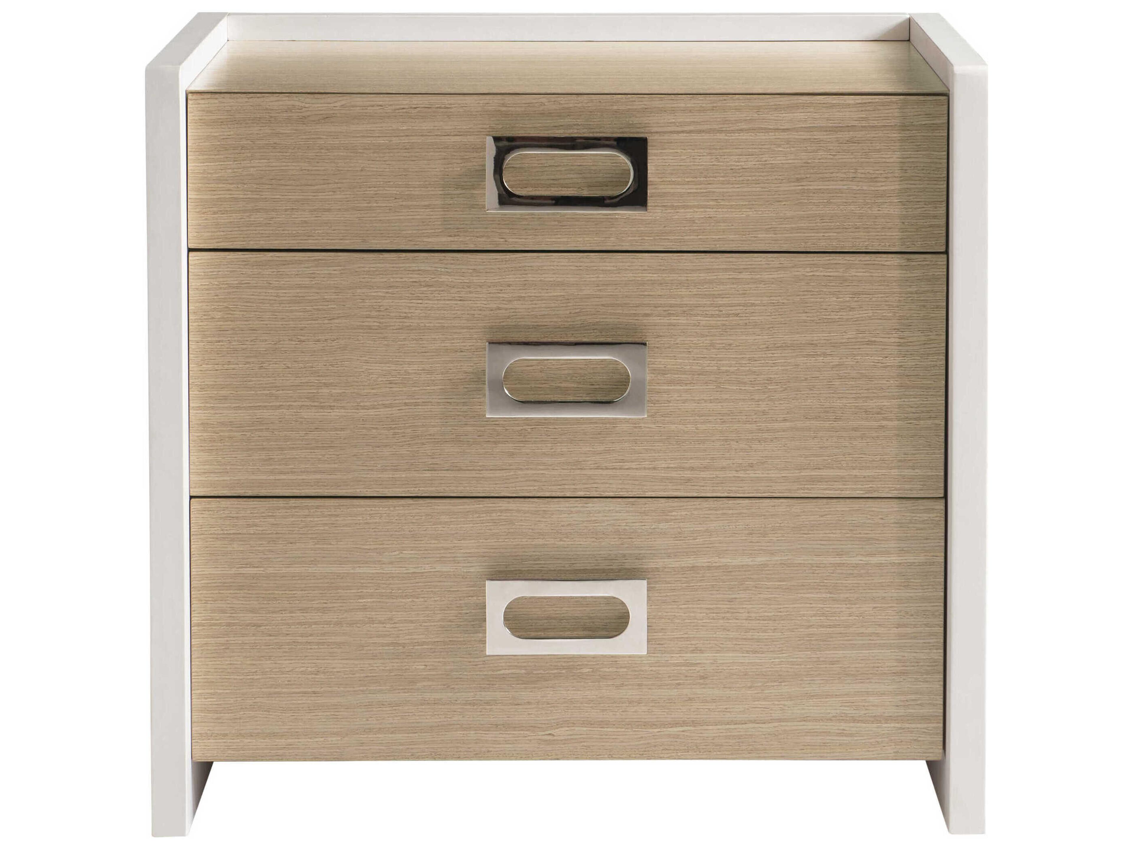 Bernhardt Modulum 3-Drawers Brown Nightstand