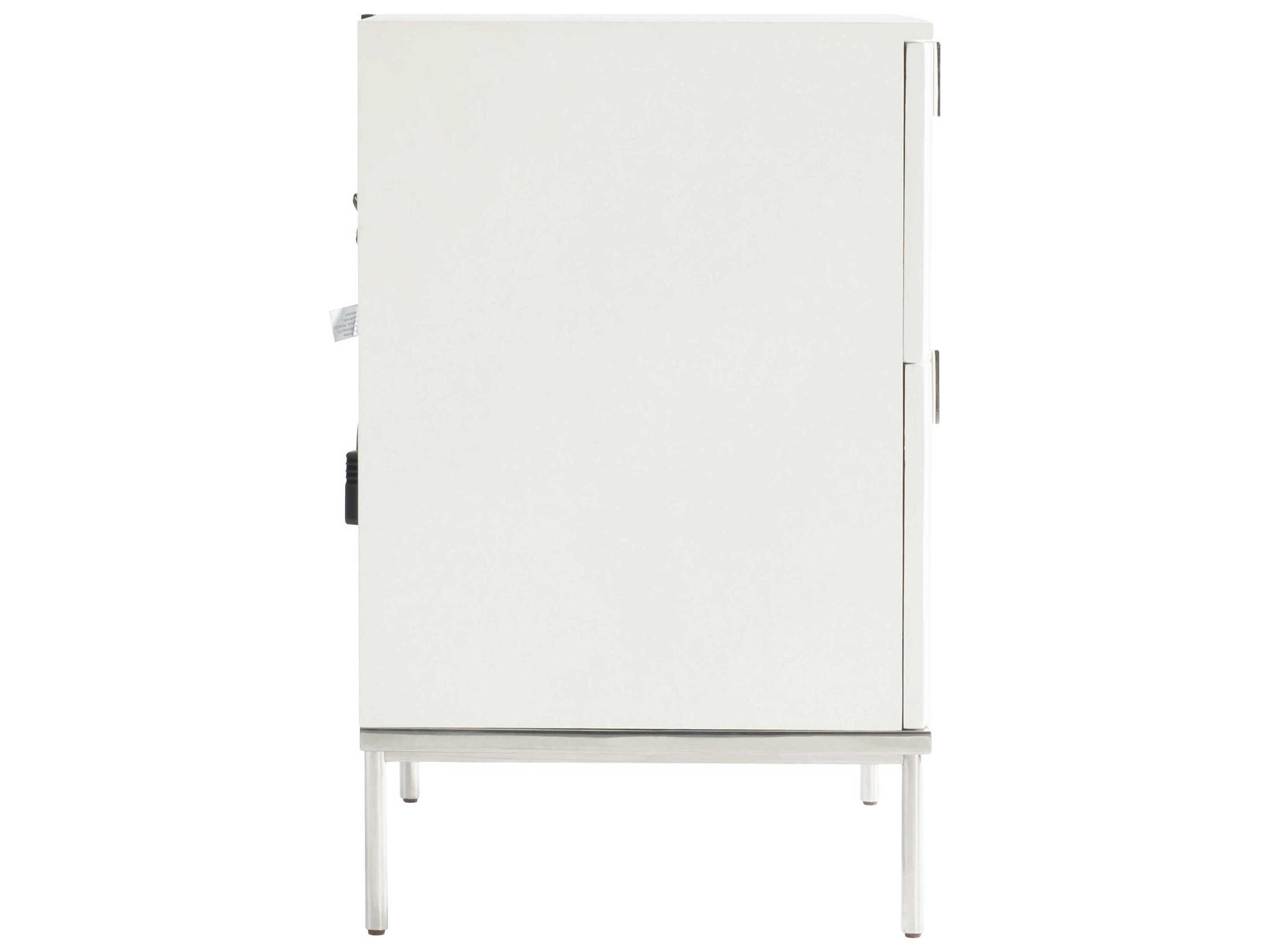 Bernhardt Modulum 2-Drawers White Nightstand
