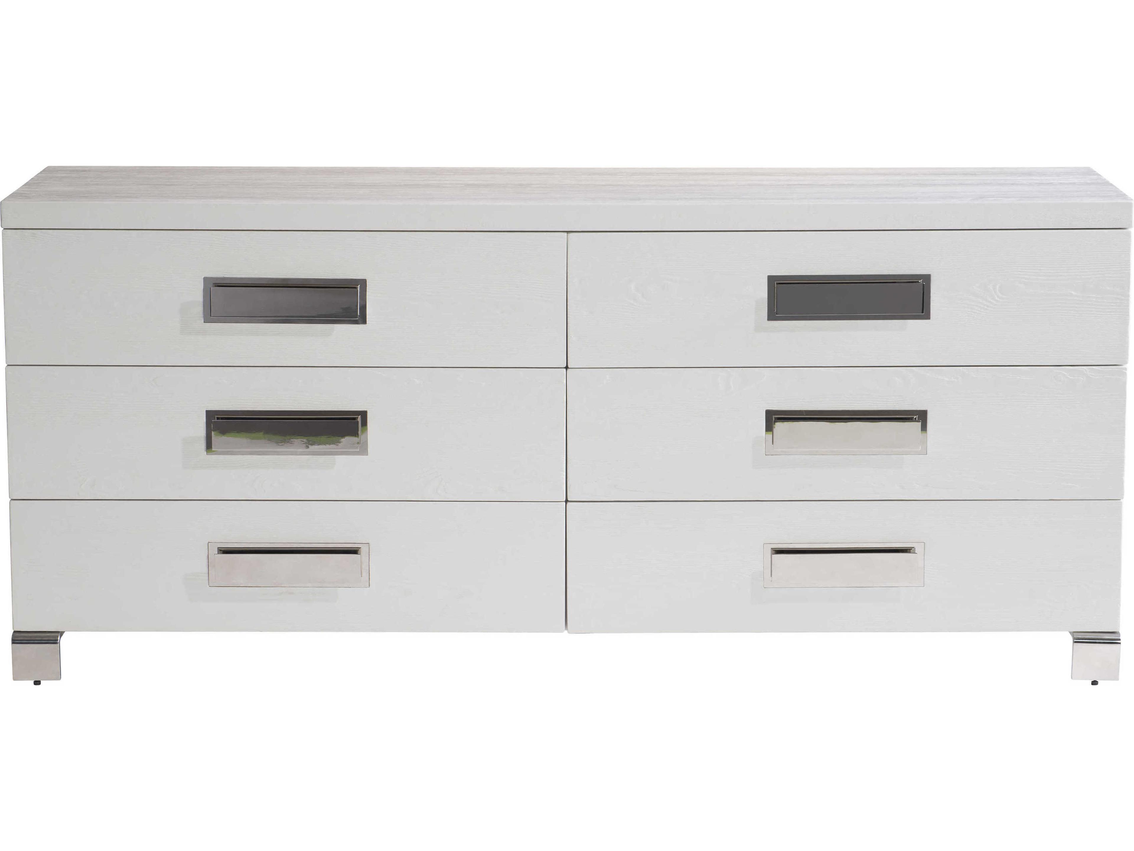 Bernhardt Coro 6-Drawers White Double Dresser