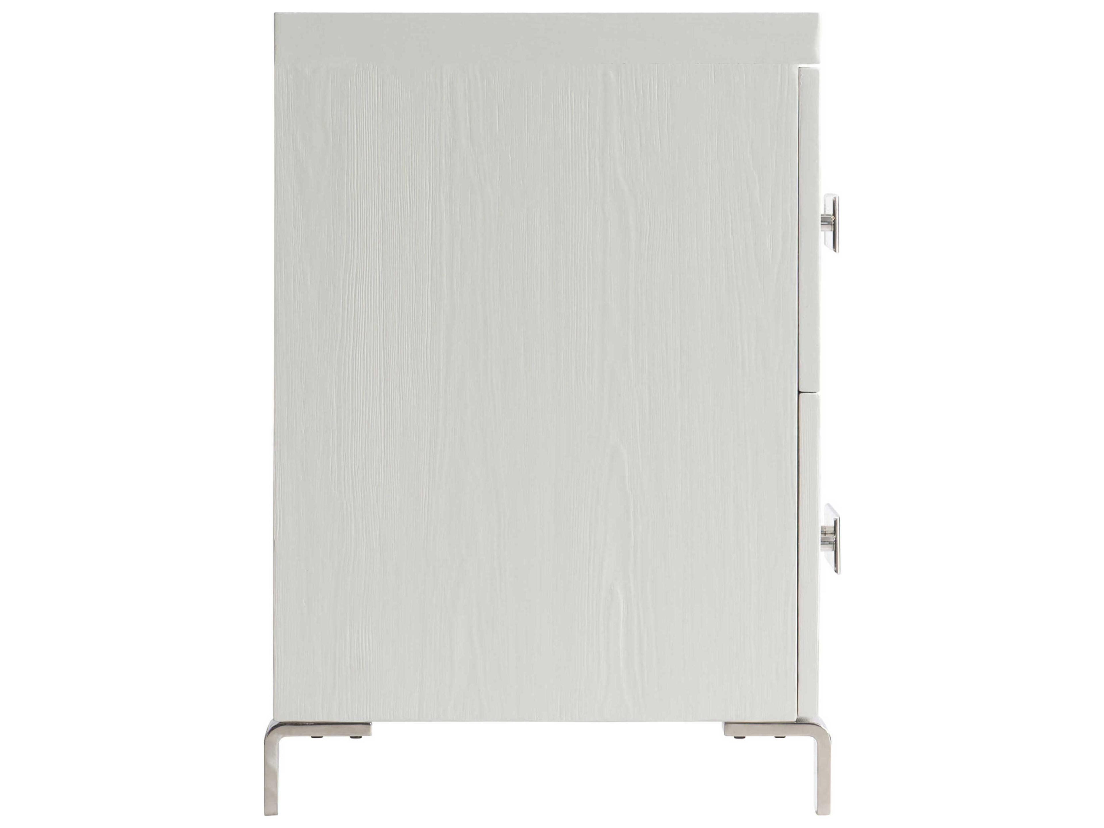 Bernhardt Coro 2-Drawers White Nightstand