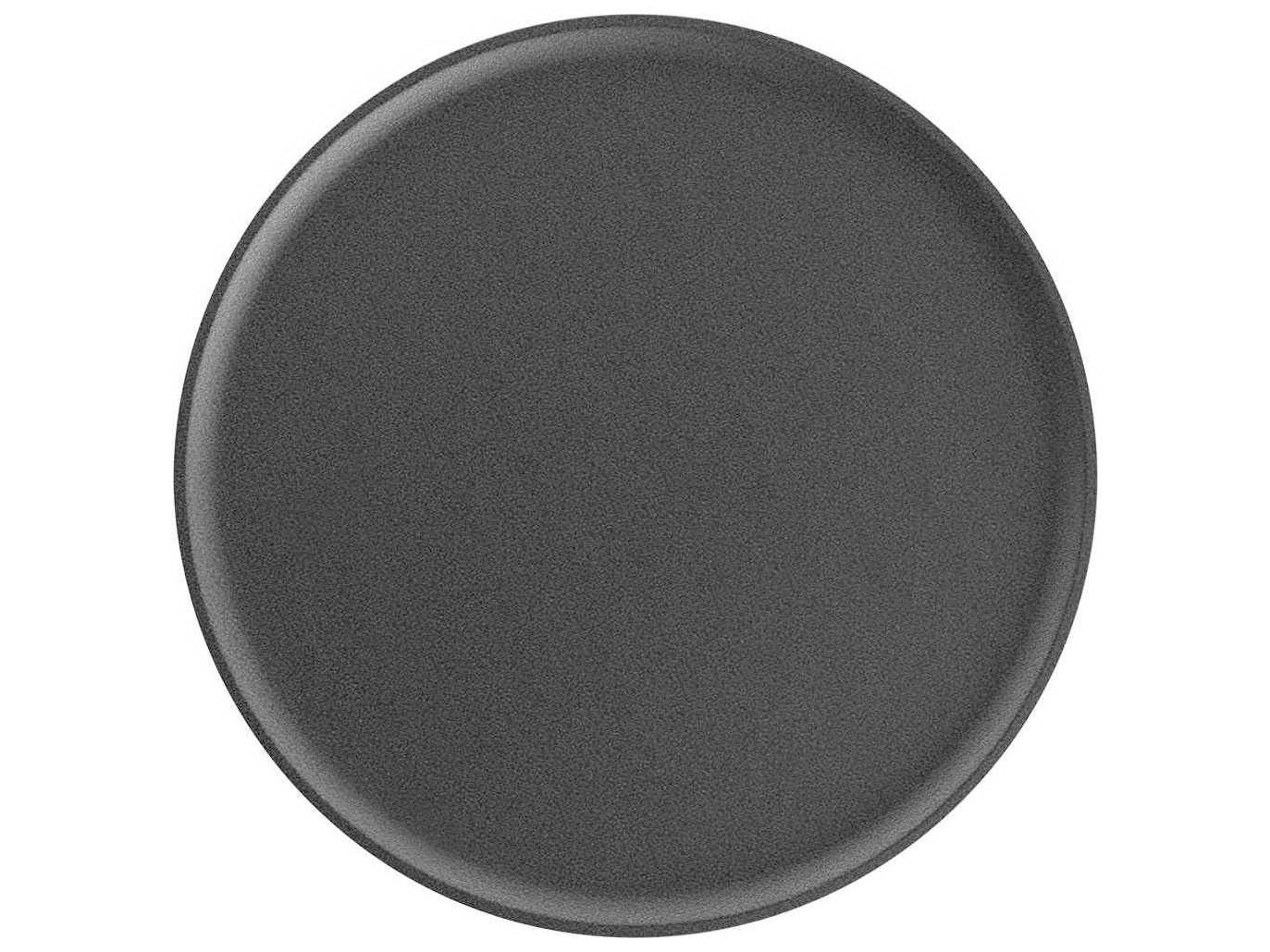 Bernhardt Casa Paros Round Metal Anthracite End Table