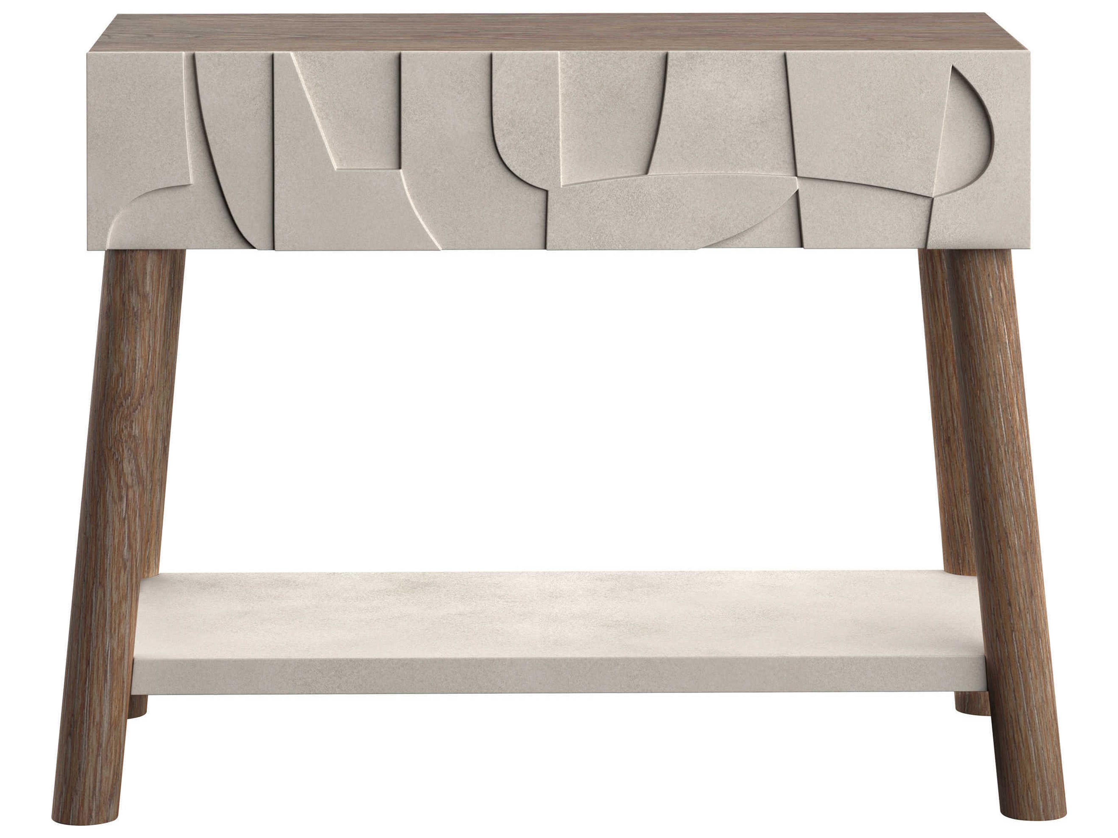 Casa Paros 1-Drawer Brown Nightstand