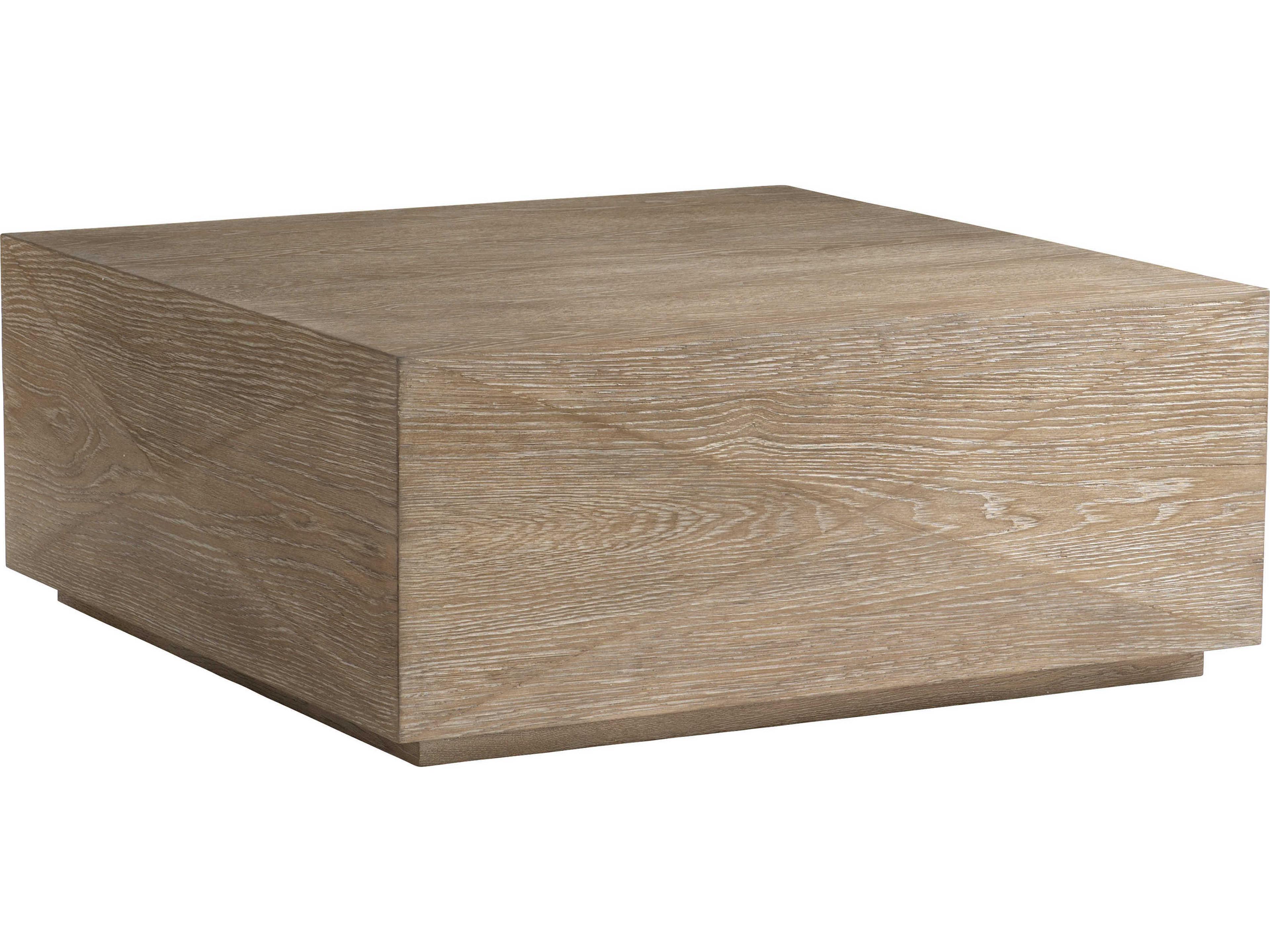 Aventura Square Wood Marcona Cocktail Table