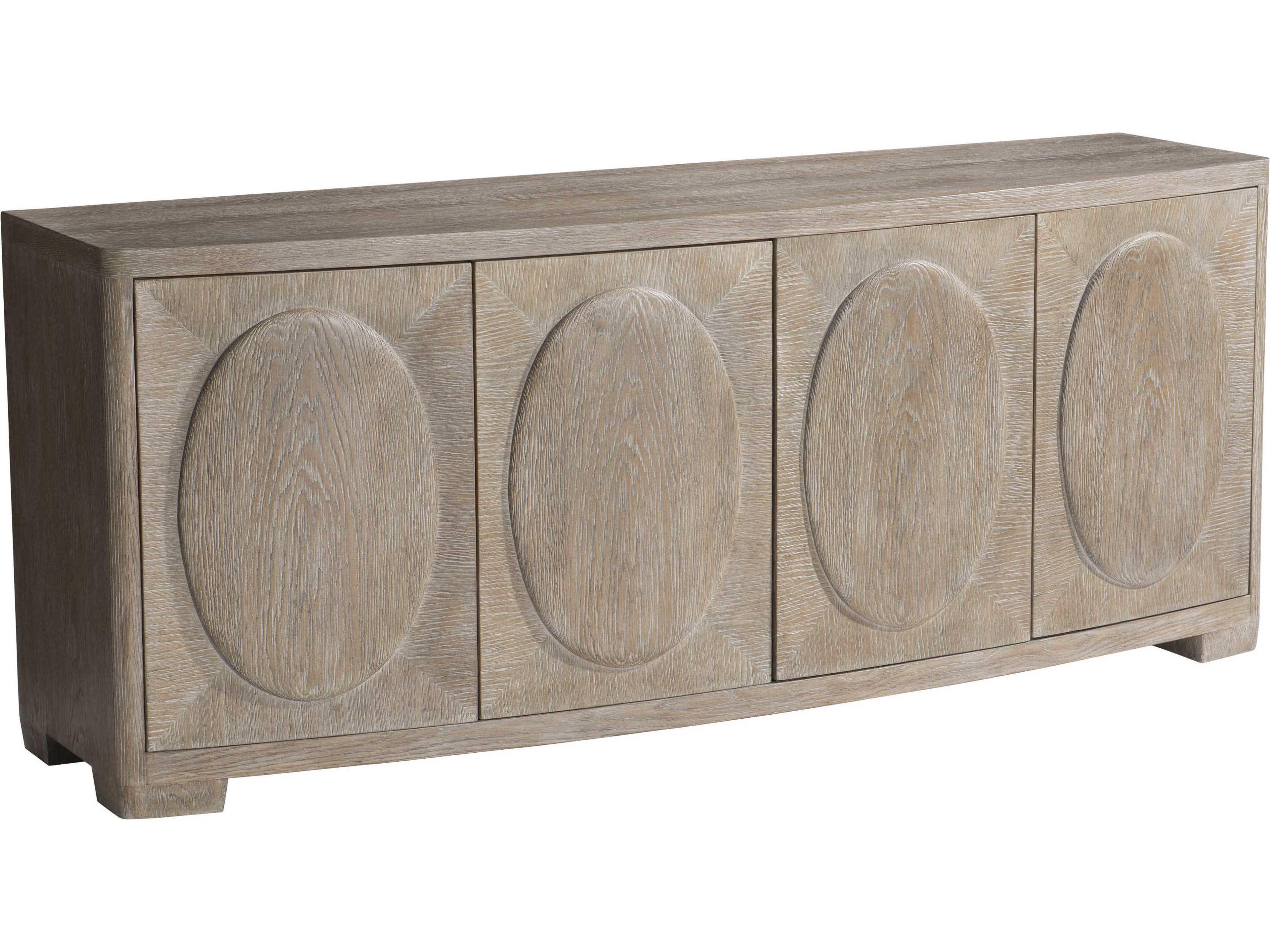 Aventura 78-Inch Bowfront Buffet in Marcona Finish