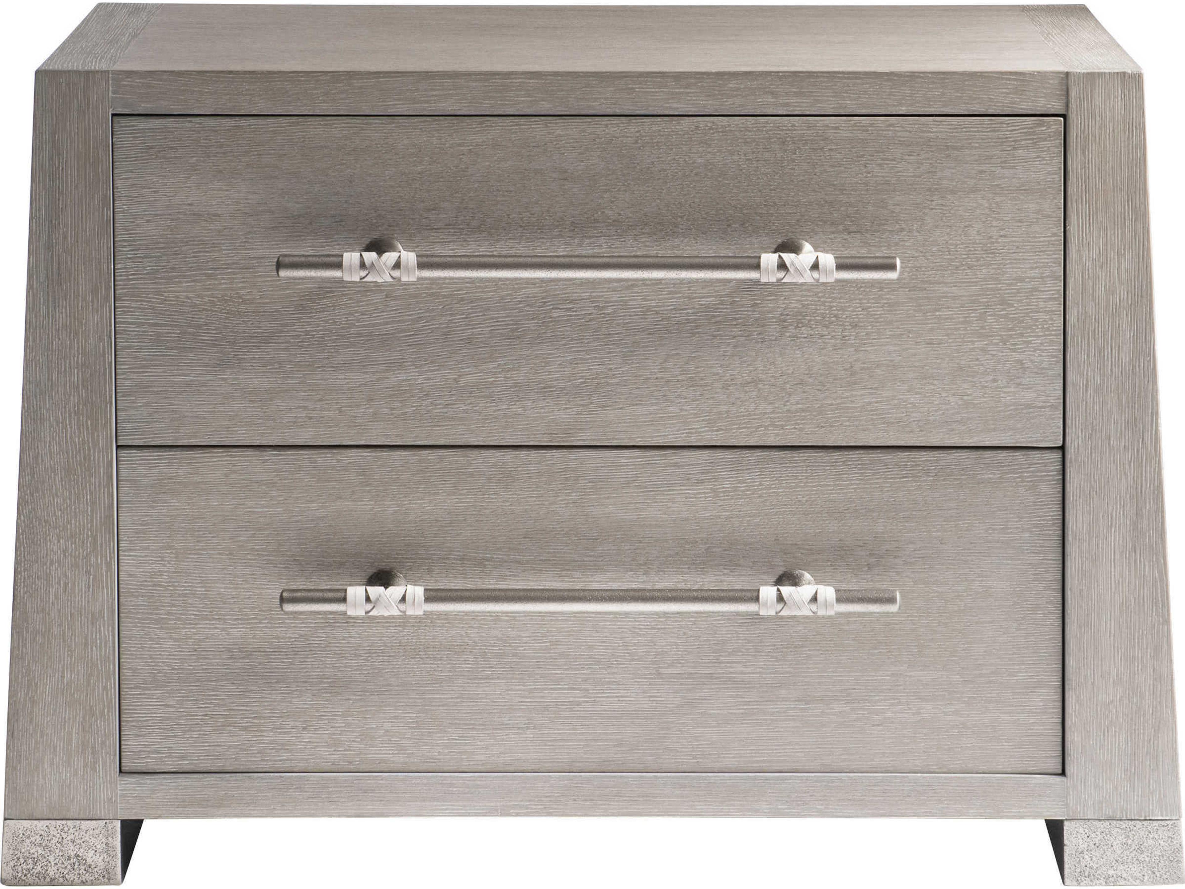 Alta Nightstand Bluff Oak Soft Close 2 Drawer