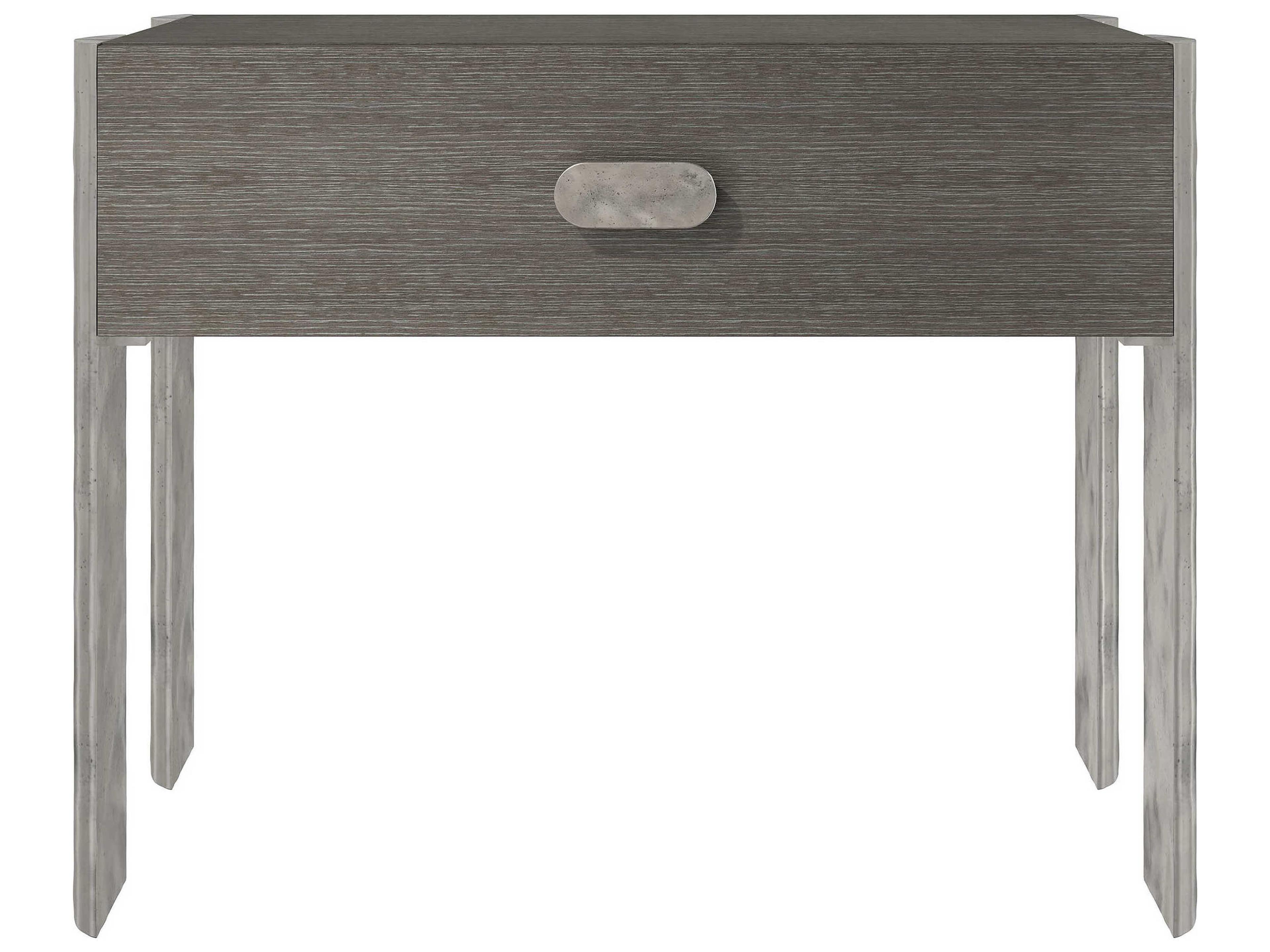 Prado 1-Drawer Gray Nightstand