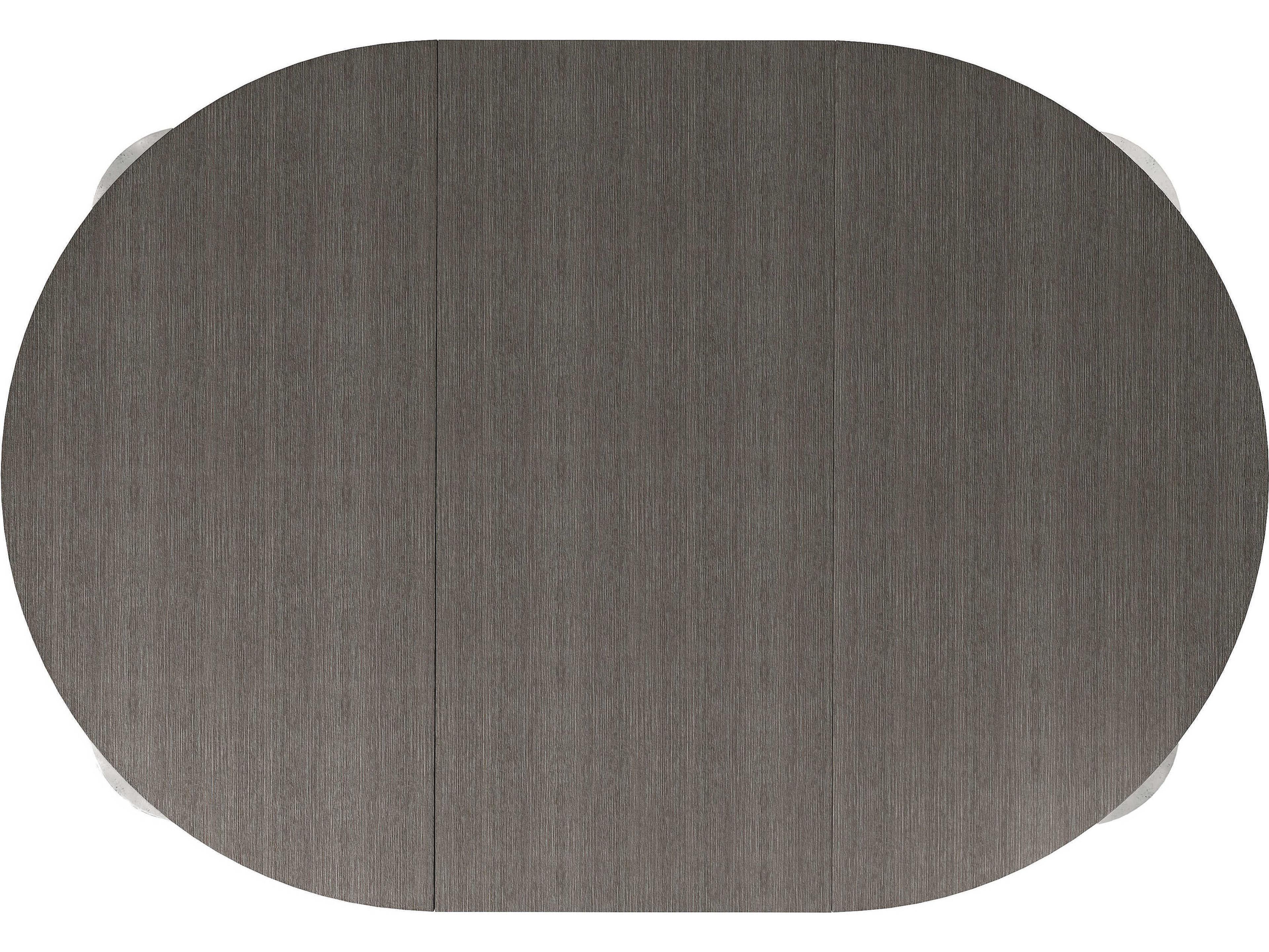 Bernhardt Prado Round Wood Porcini Bright Graphite Dining Table