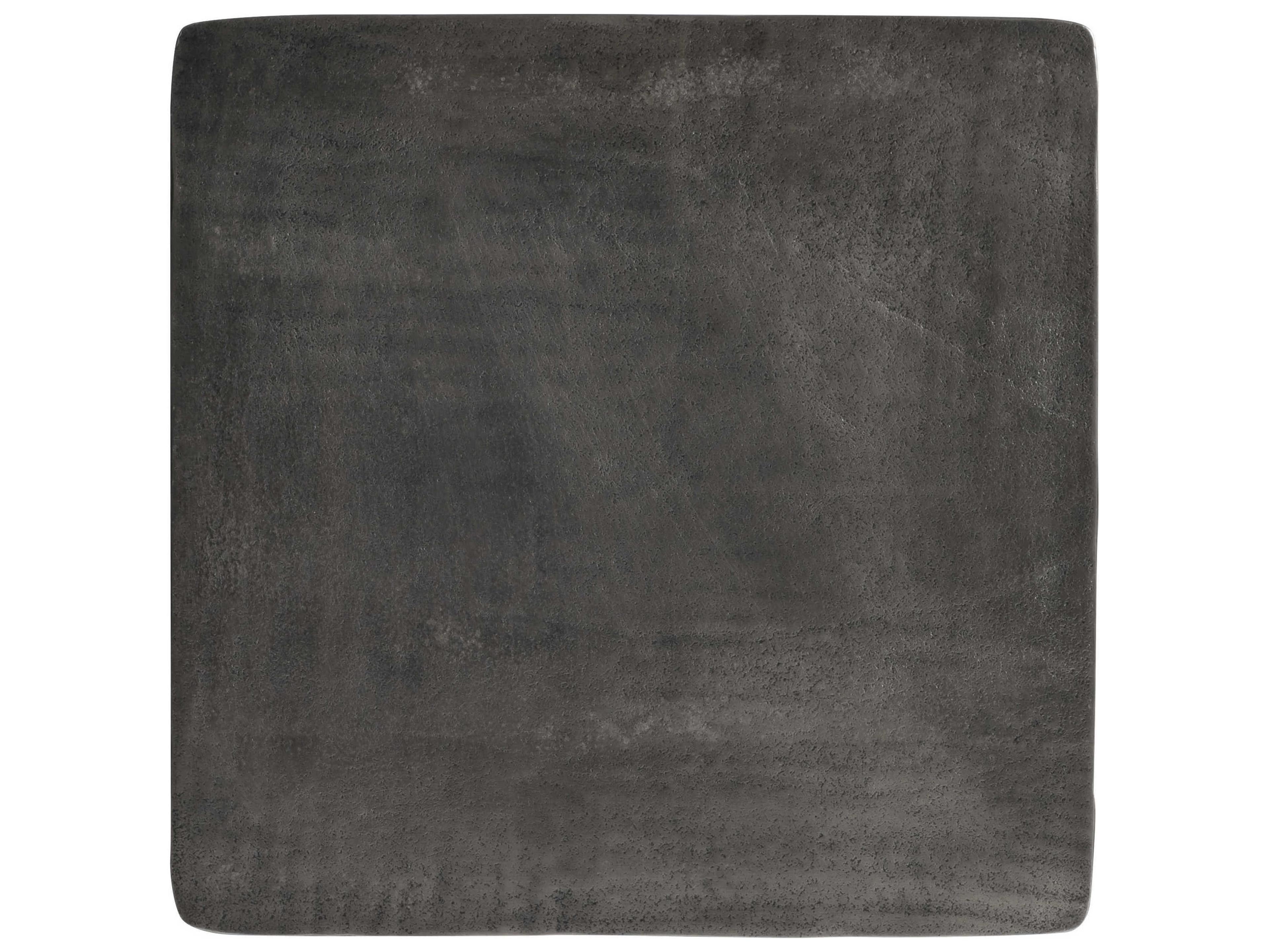 Bernhardt Argo Square Metal Graphite End Table
