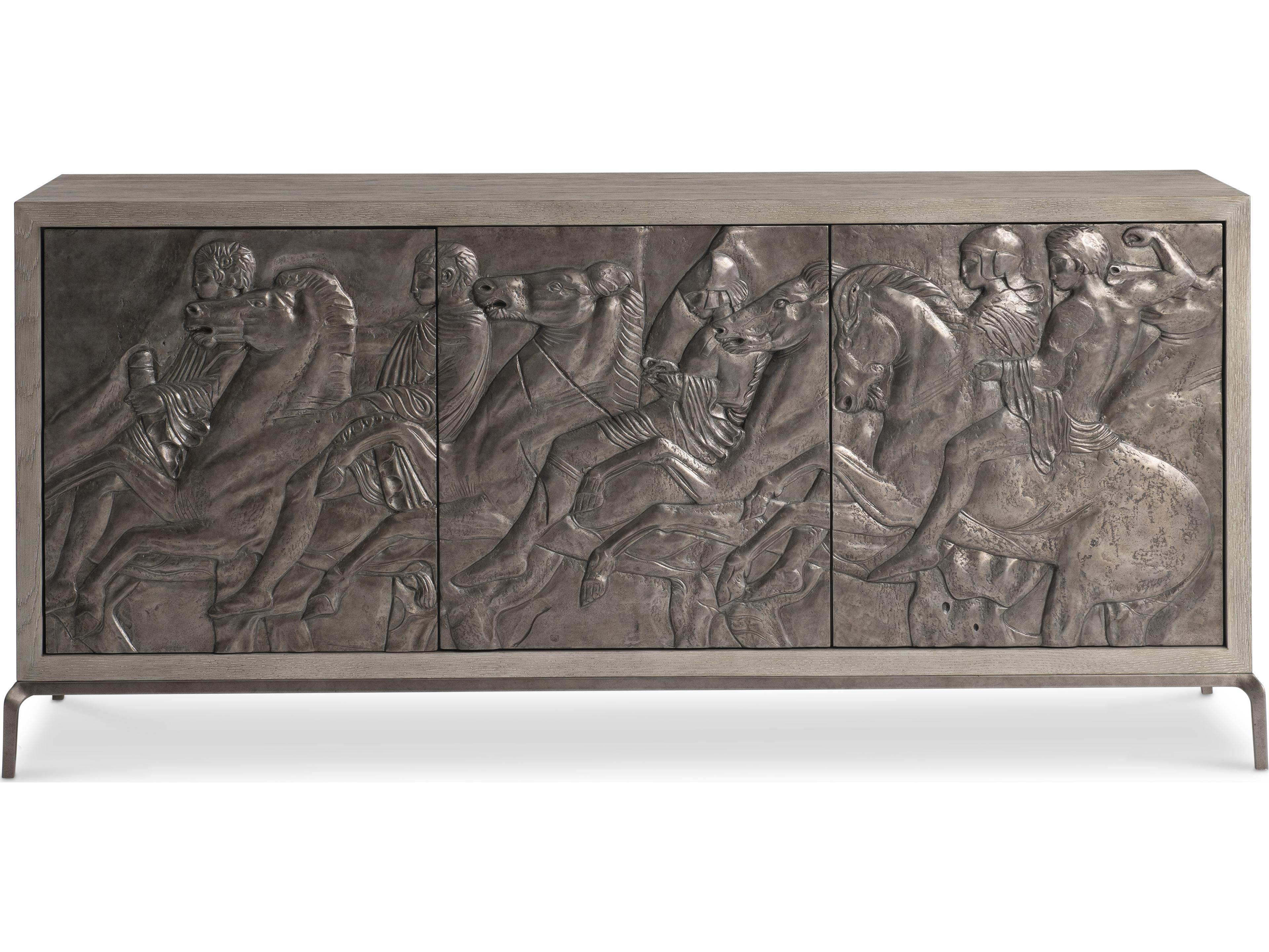 Bernhardt Elysia 73" Oak Wood Bronze Sideboard