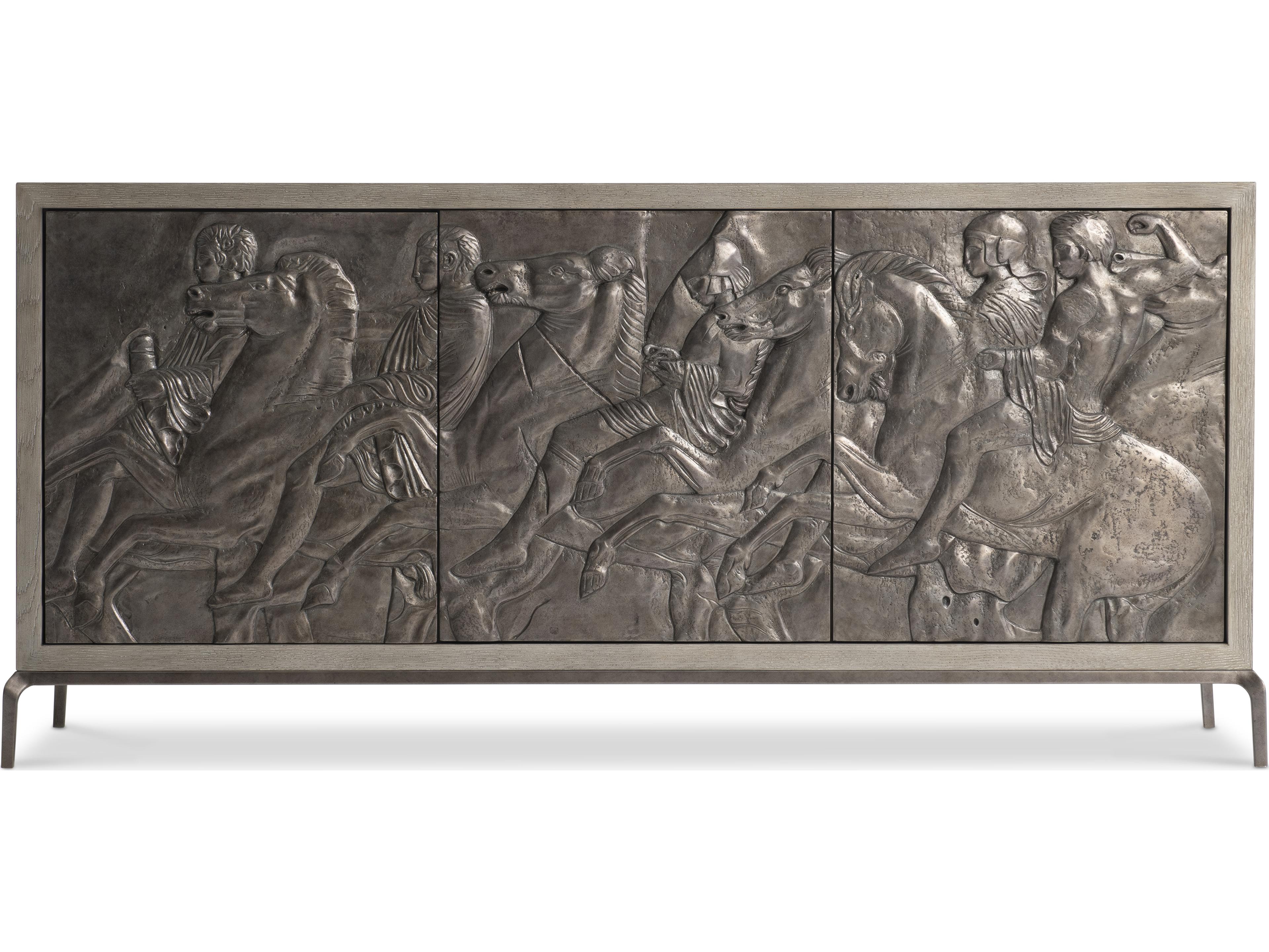 Bernhardt Elysia 73" Oak Wood Bronze Sideboard