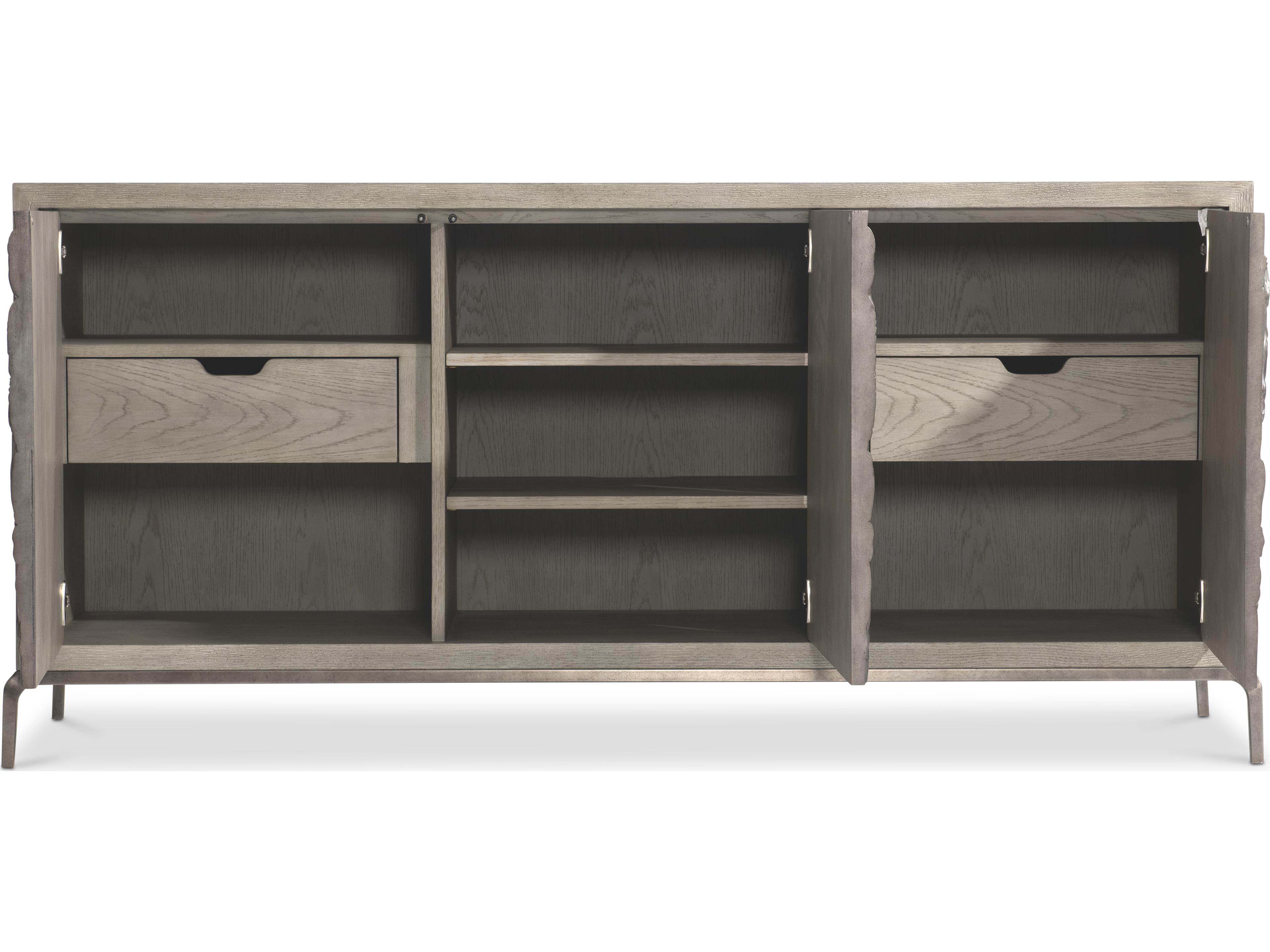 Bernhardt Elysia 73" Oak Wood Bronze Sideboard