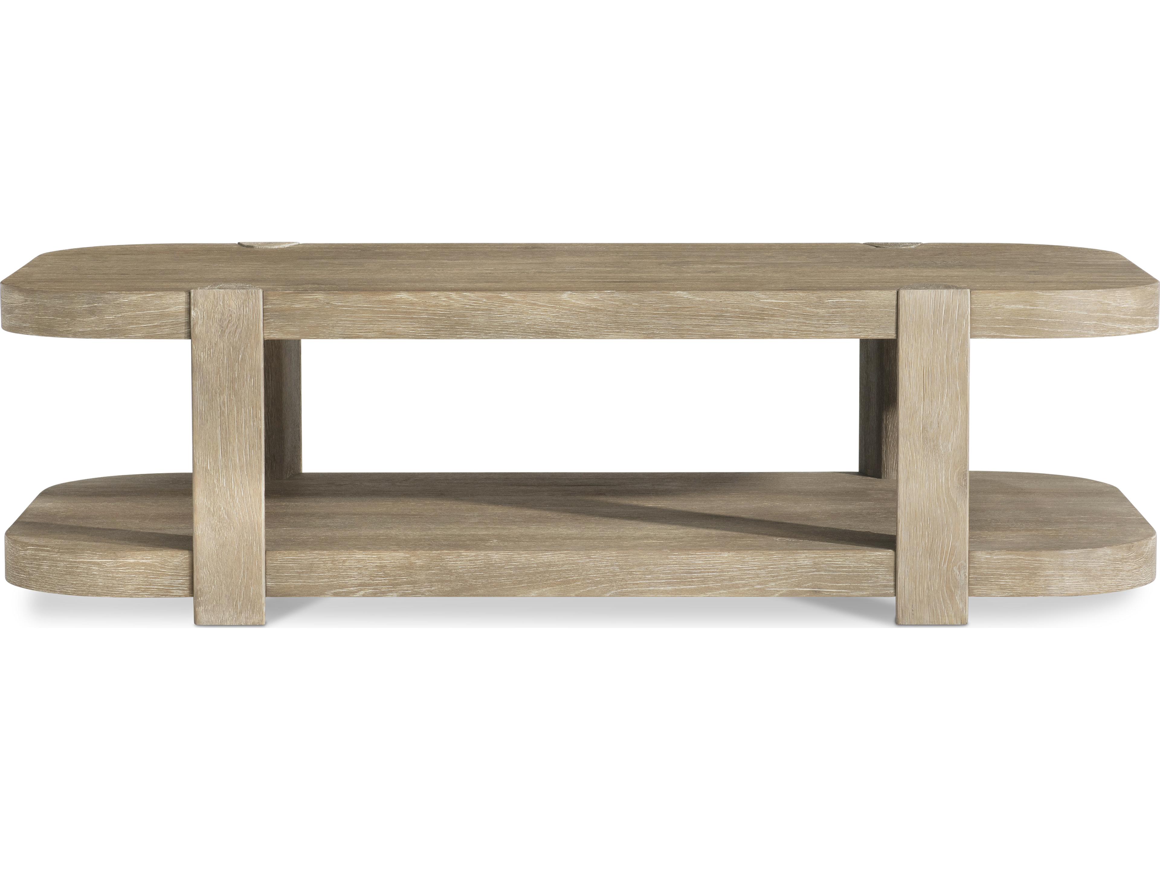 Bernhardt Tribeca Rectangular Wood Aurum Coffee Table