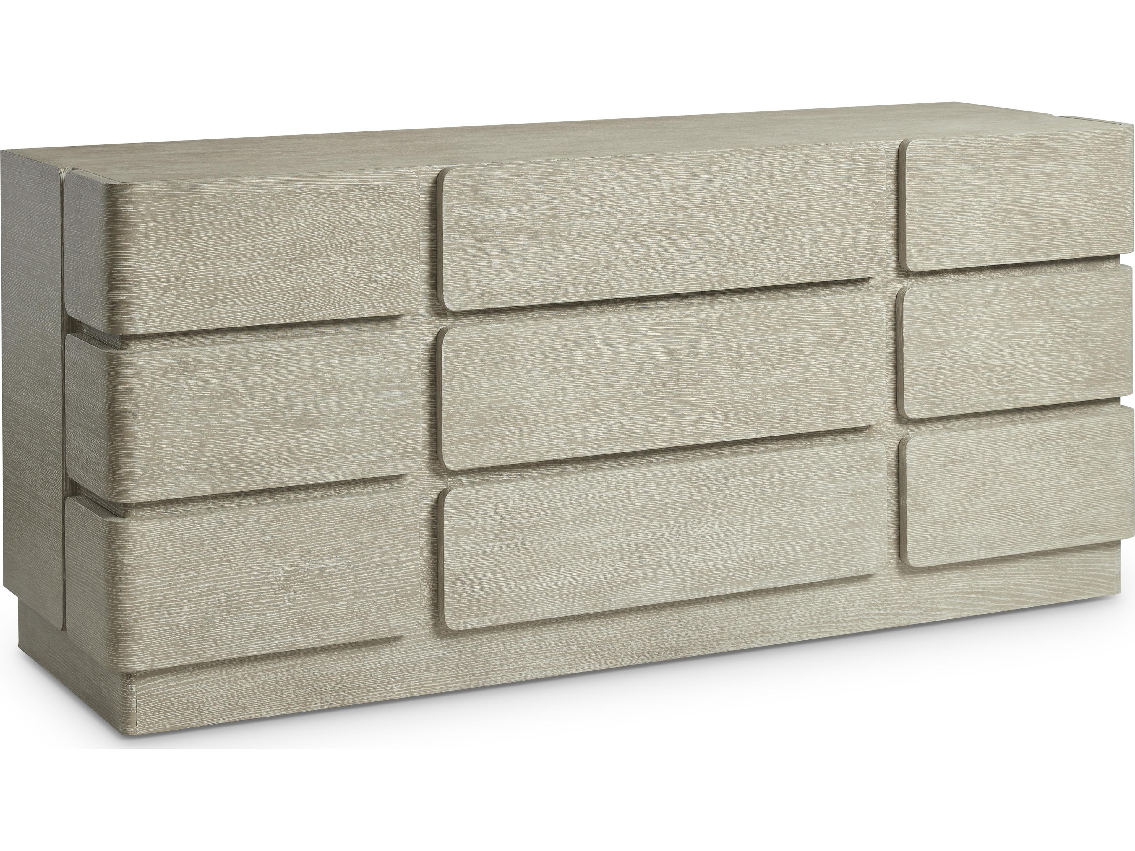 Arcadia 9-Drawer Dresser in Clay Wirebrushed Oak