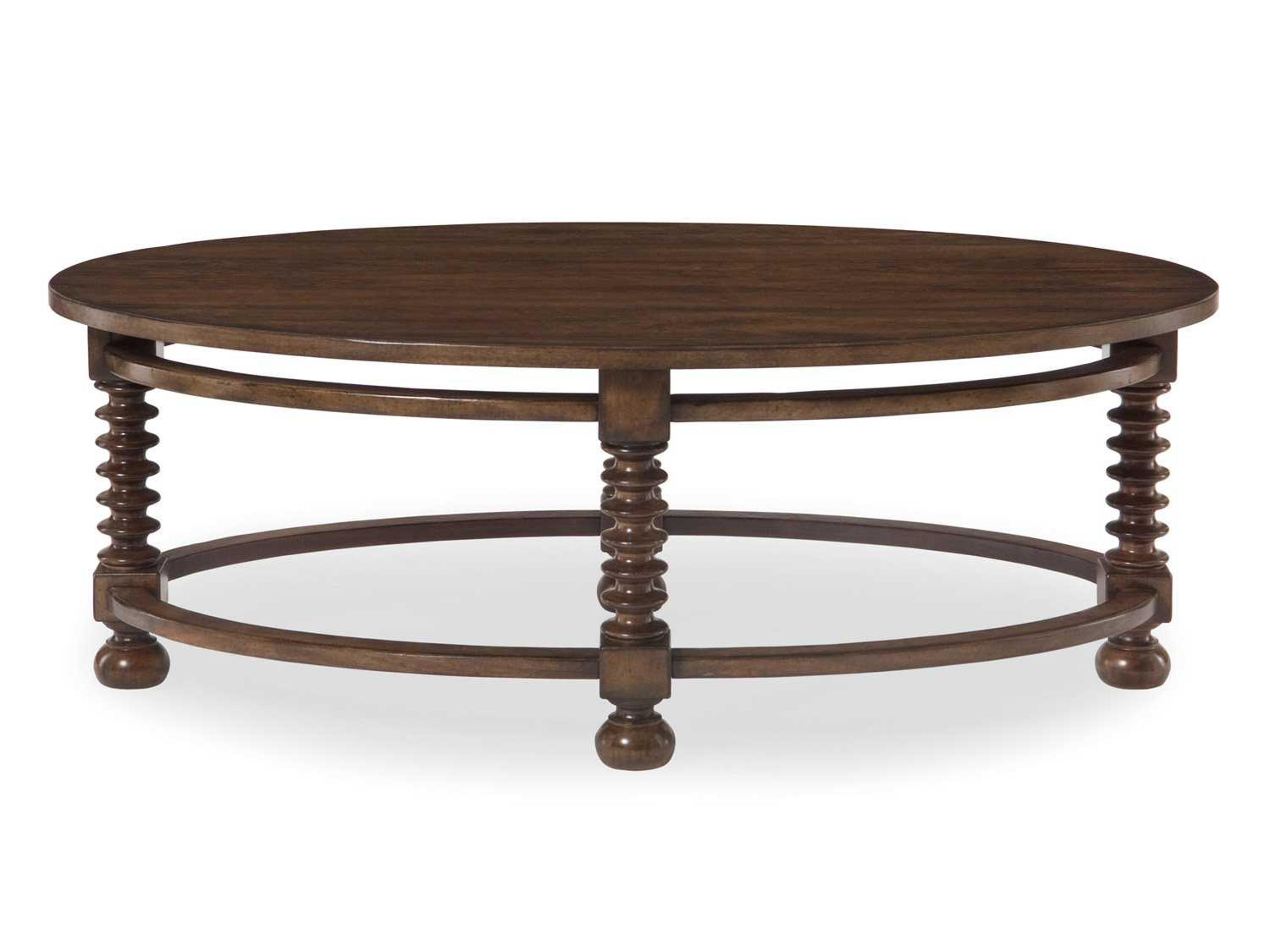 Bernhardt Vestige Oval Wood Coffee Table
