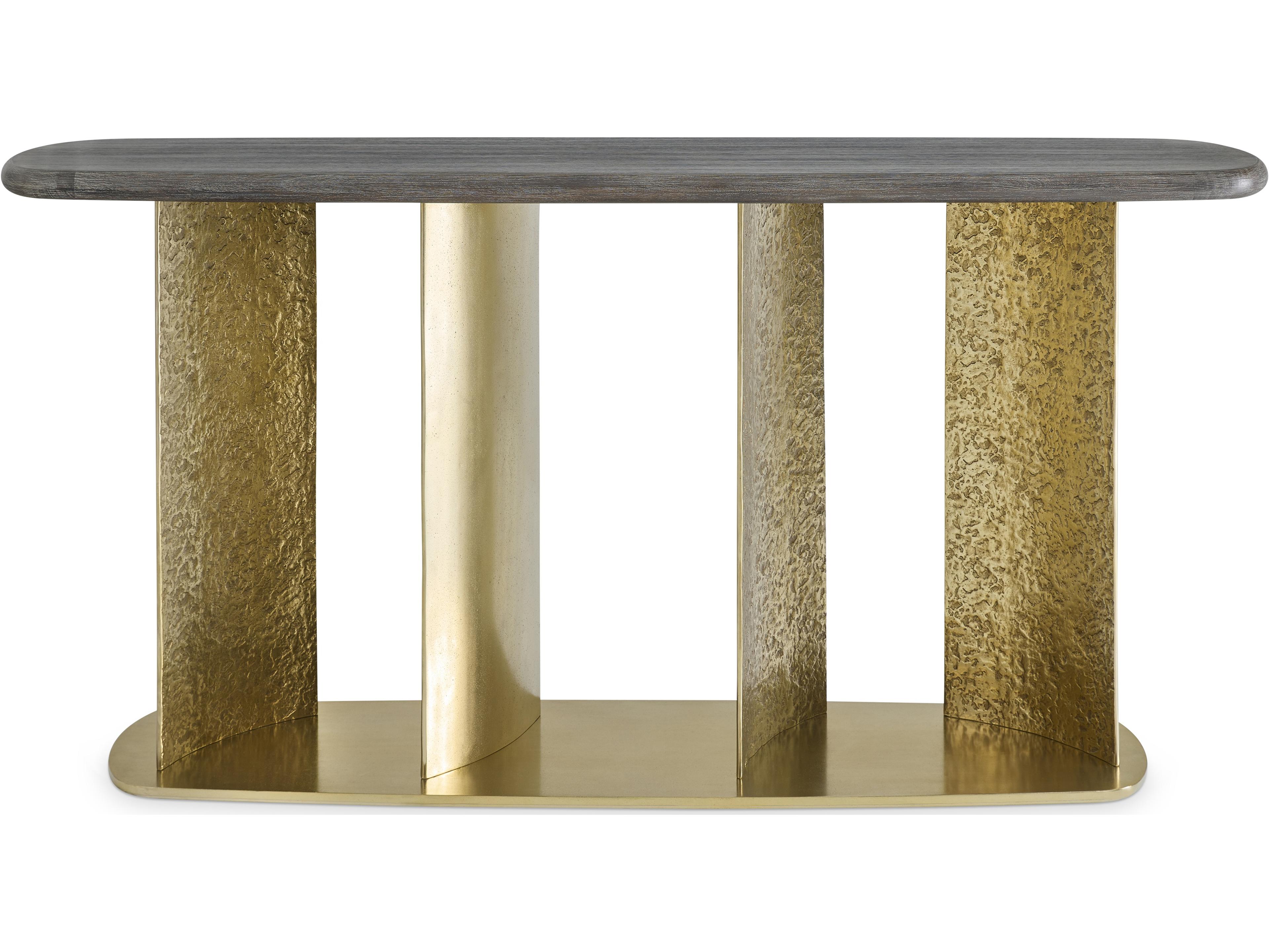 Bernhardt Trost Rectangular Wood Console Table