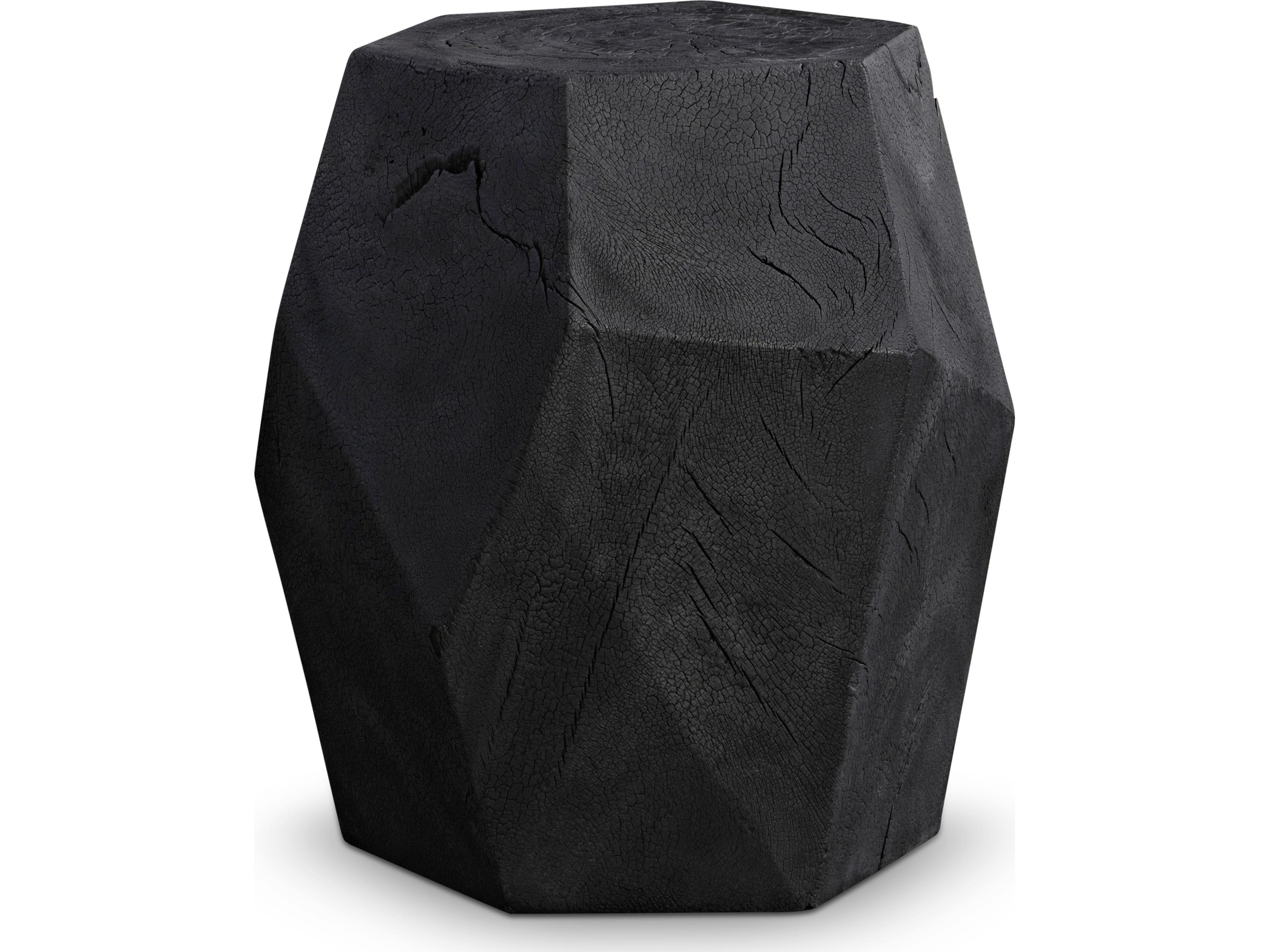 Linea Console Table in Cerused Greige with Textured Graphite Accents