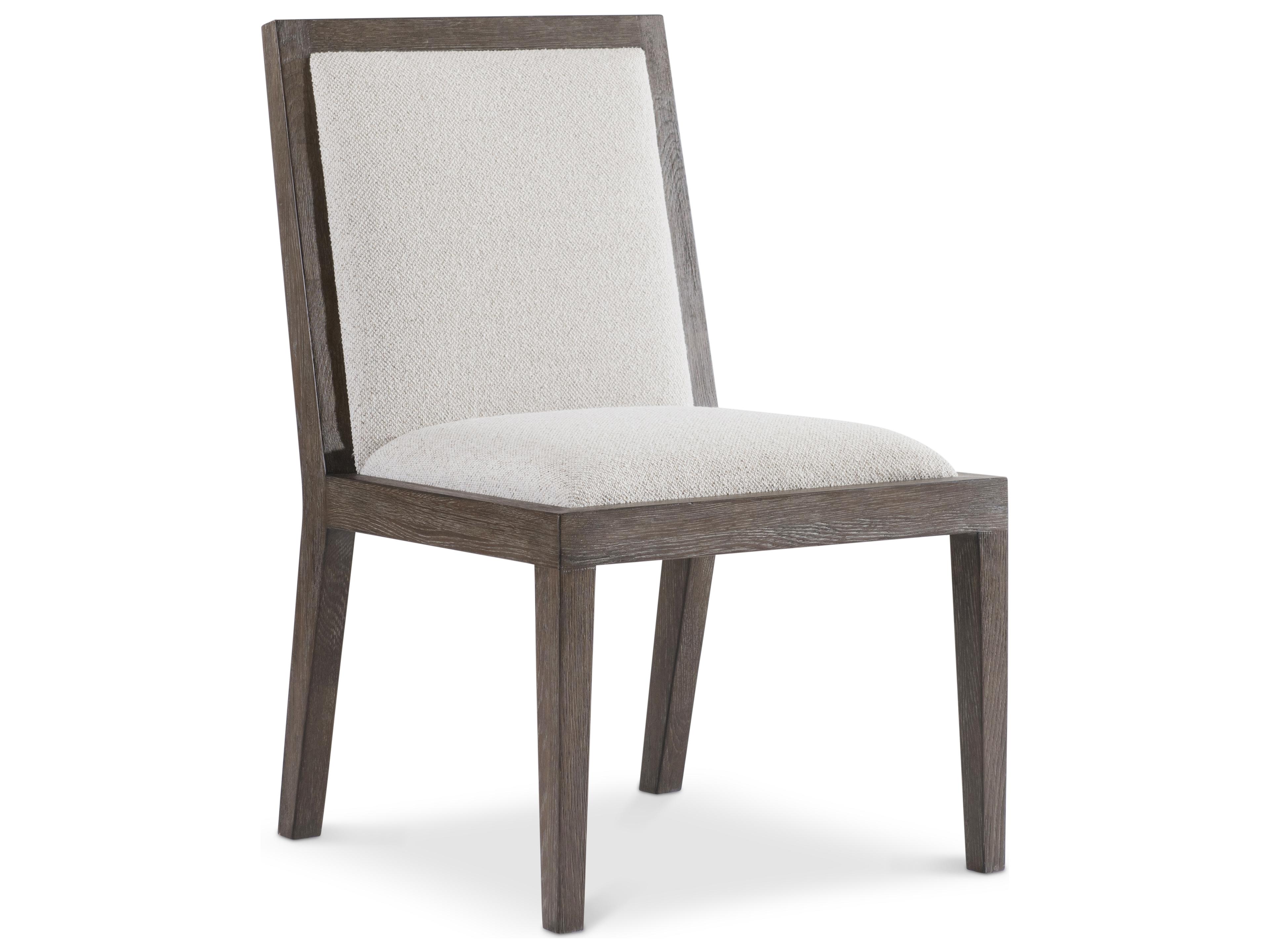 Outline Beige Upholstered Armless Dining Chair