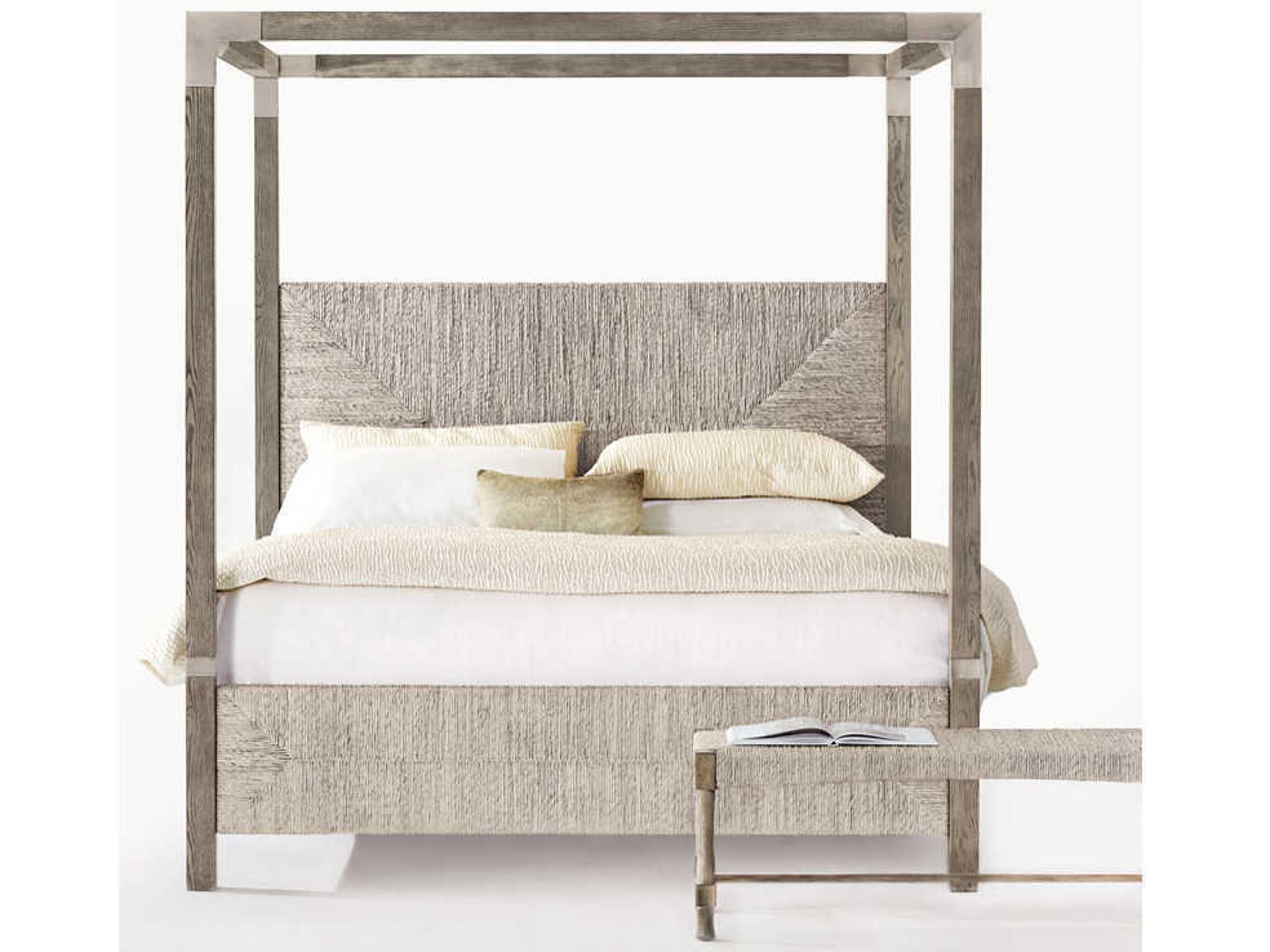 Bernhardt Interiors Casegoods Rustic Gray Light Wash Accent Bench