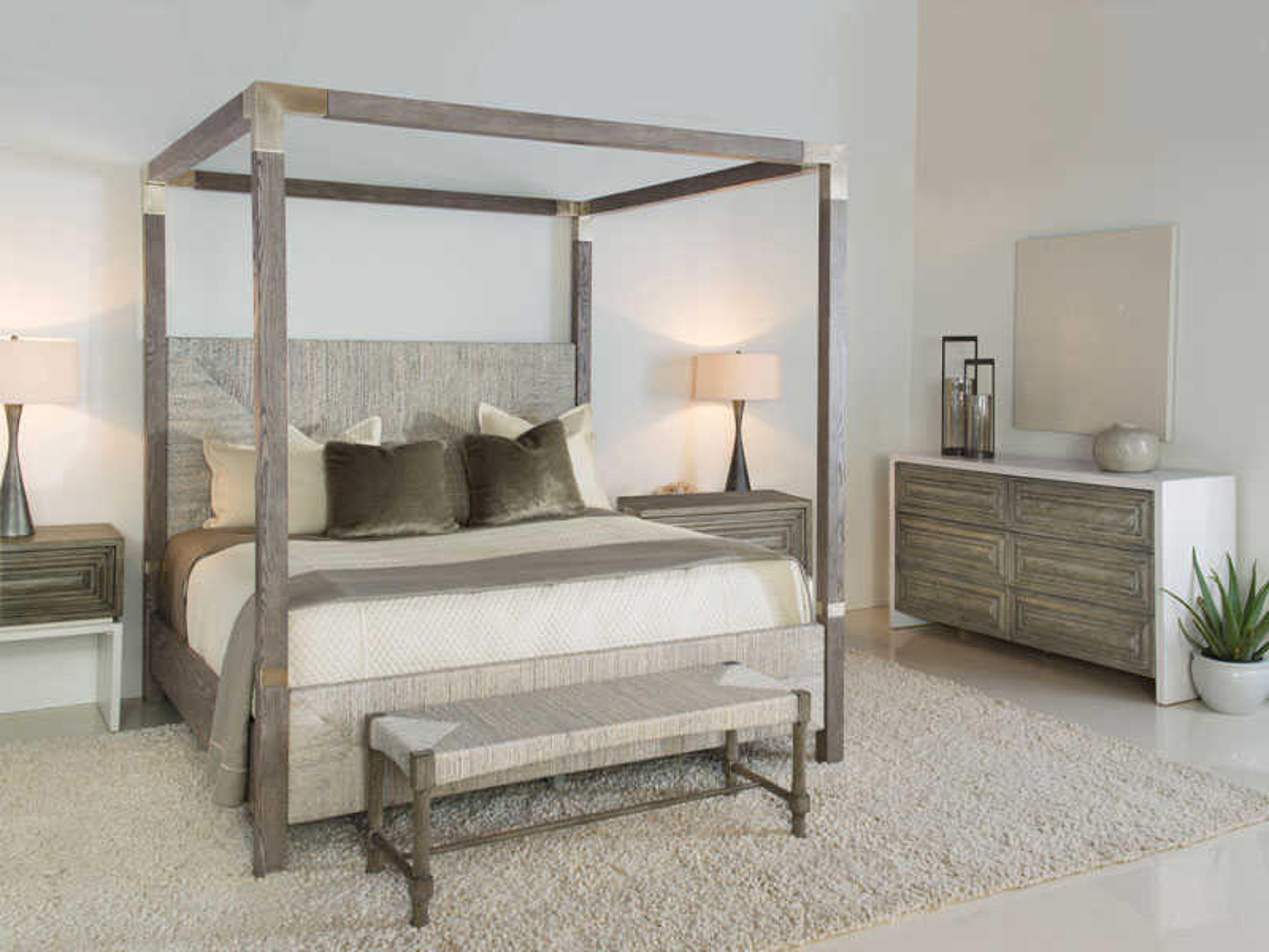 Bernhardt Interiors Casegoods Rustic Gray Light Wash Accent Bench