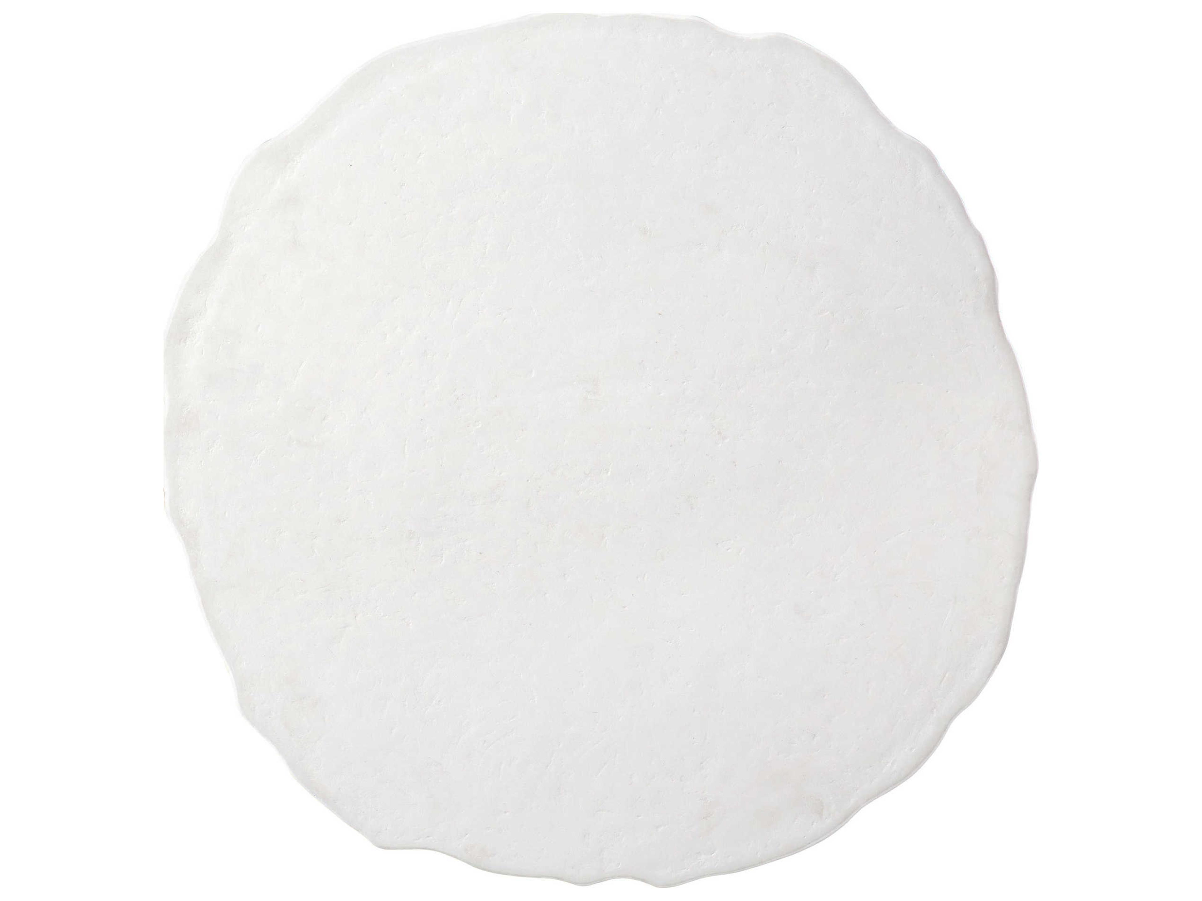 Bernhardt Interiors Casegoods Arbor Round Chalky White Chairside Table