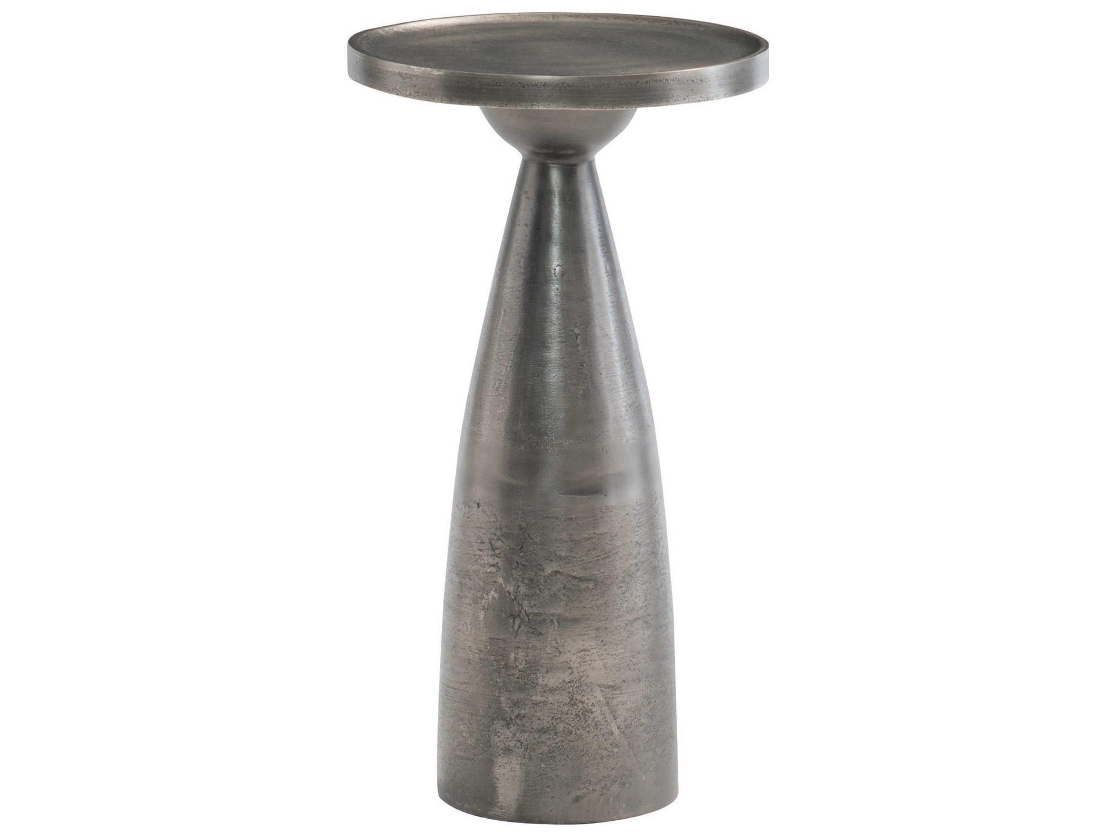 Interiors Casegoods Radnor Round Metal Graphite Drink Table