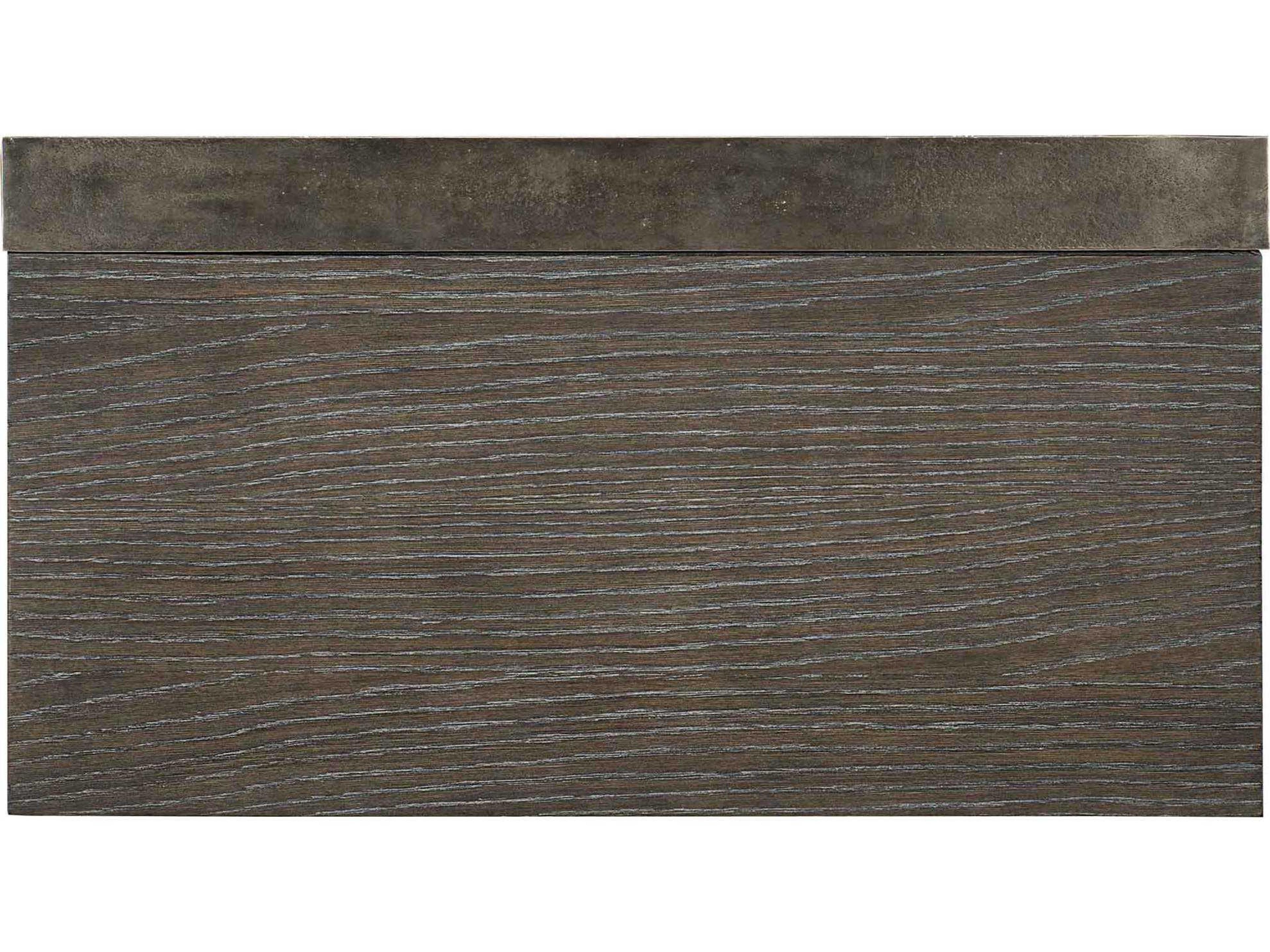 Bernhardt Interiors Casegoods Dixon 2-Drawers Gray Oak Wood Nightstand