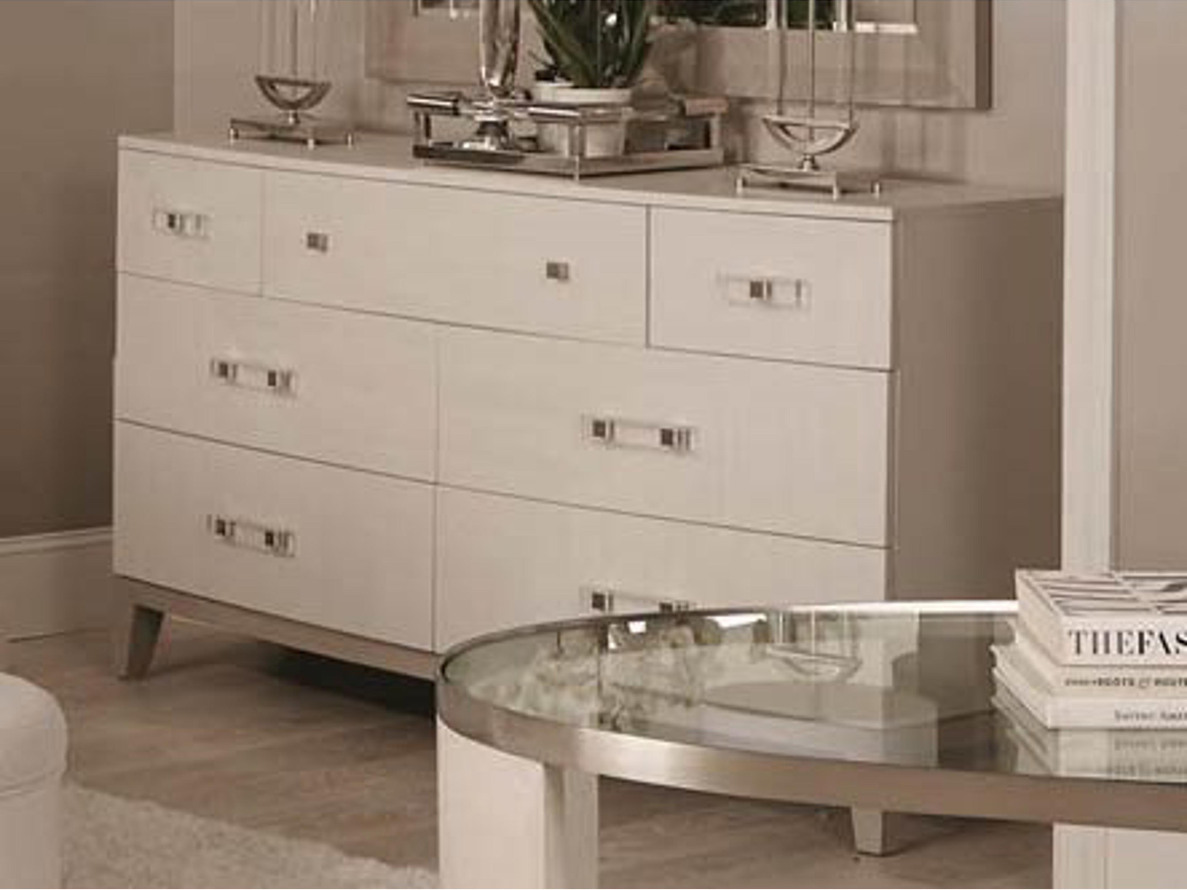 Bernhardt Axiom 7-Drawers Poplar Wood Double Dresser