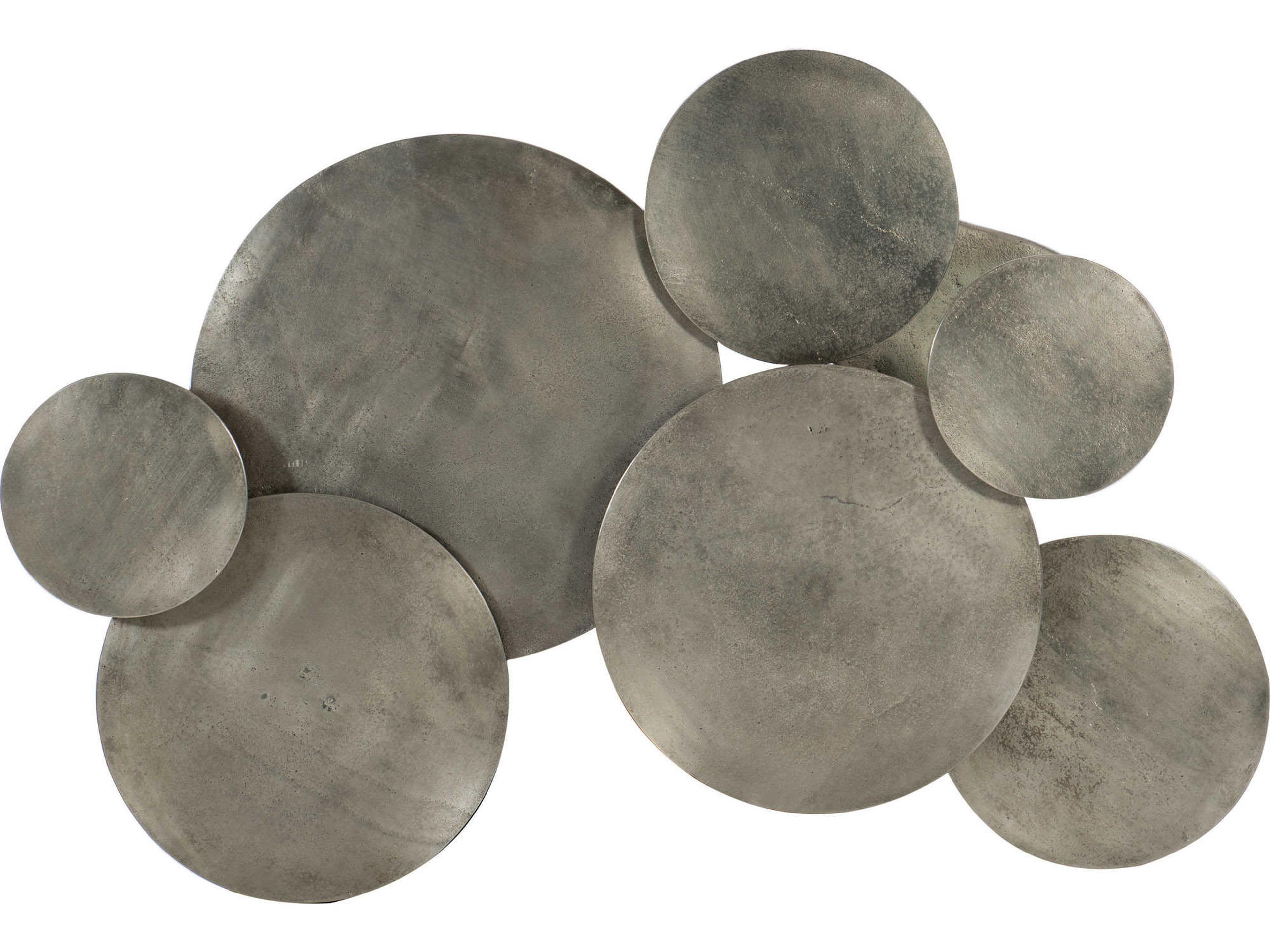 Bernhardt Interiors Circlet Metal Graphite Cocktail Table