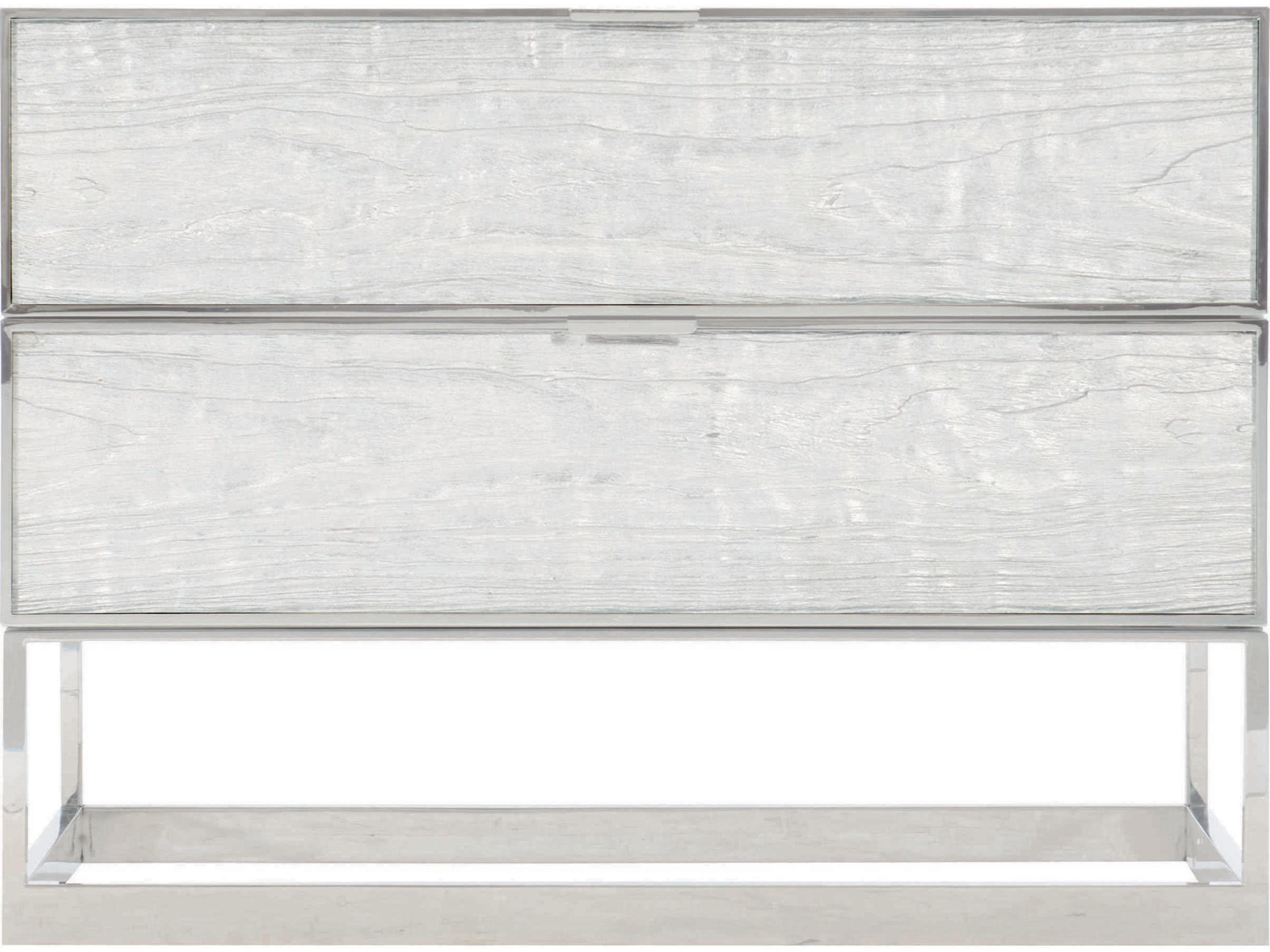 Bernhardt Interiors Parkhurst 2-Drawers White Nightstand