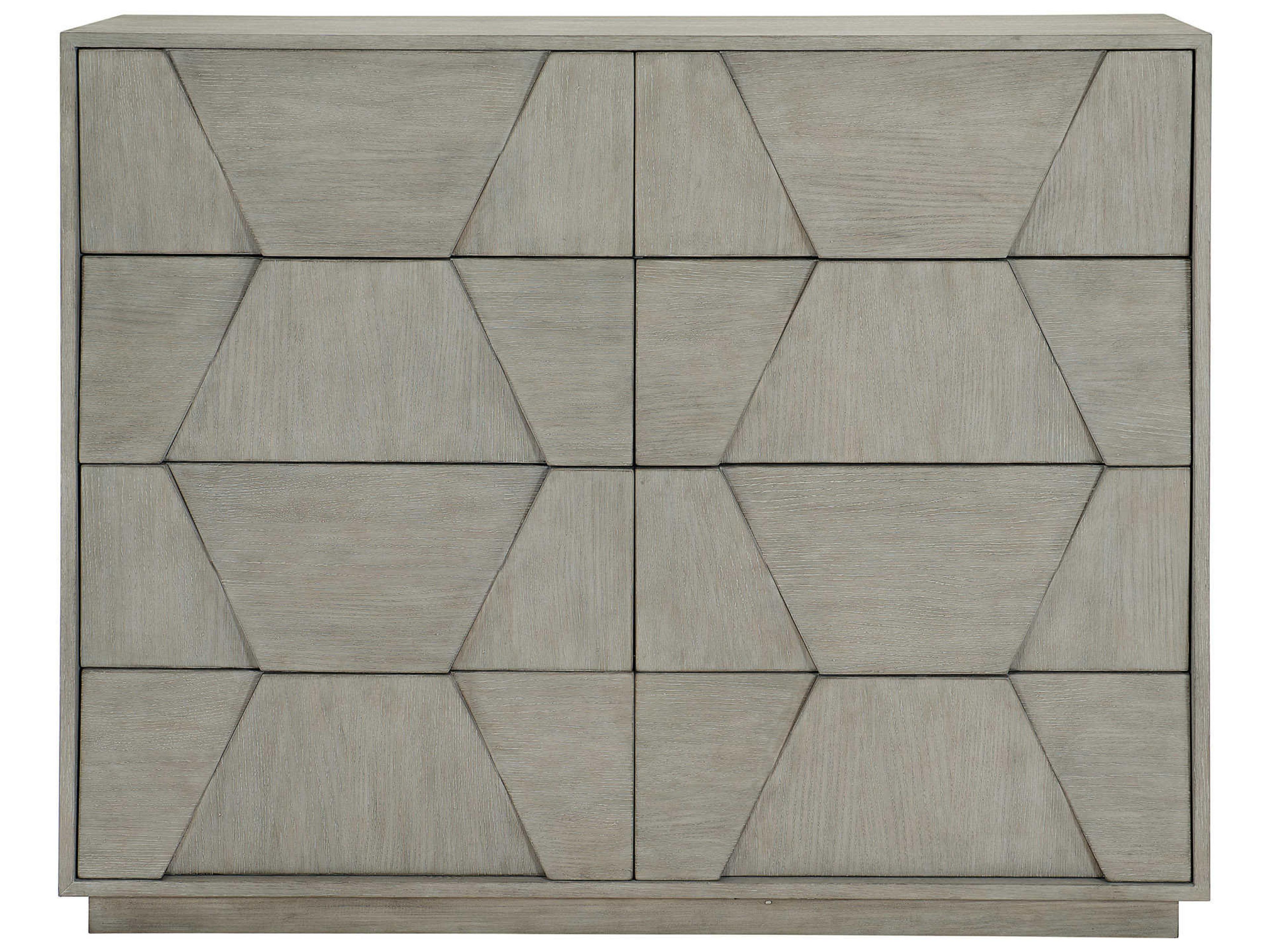 Dresser Linea 8 Drawer Cerused Greige Oak