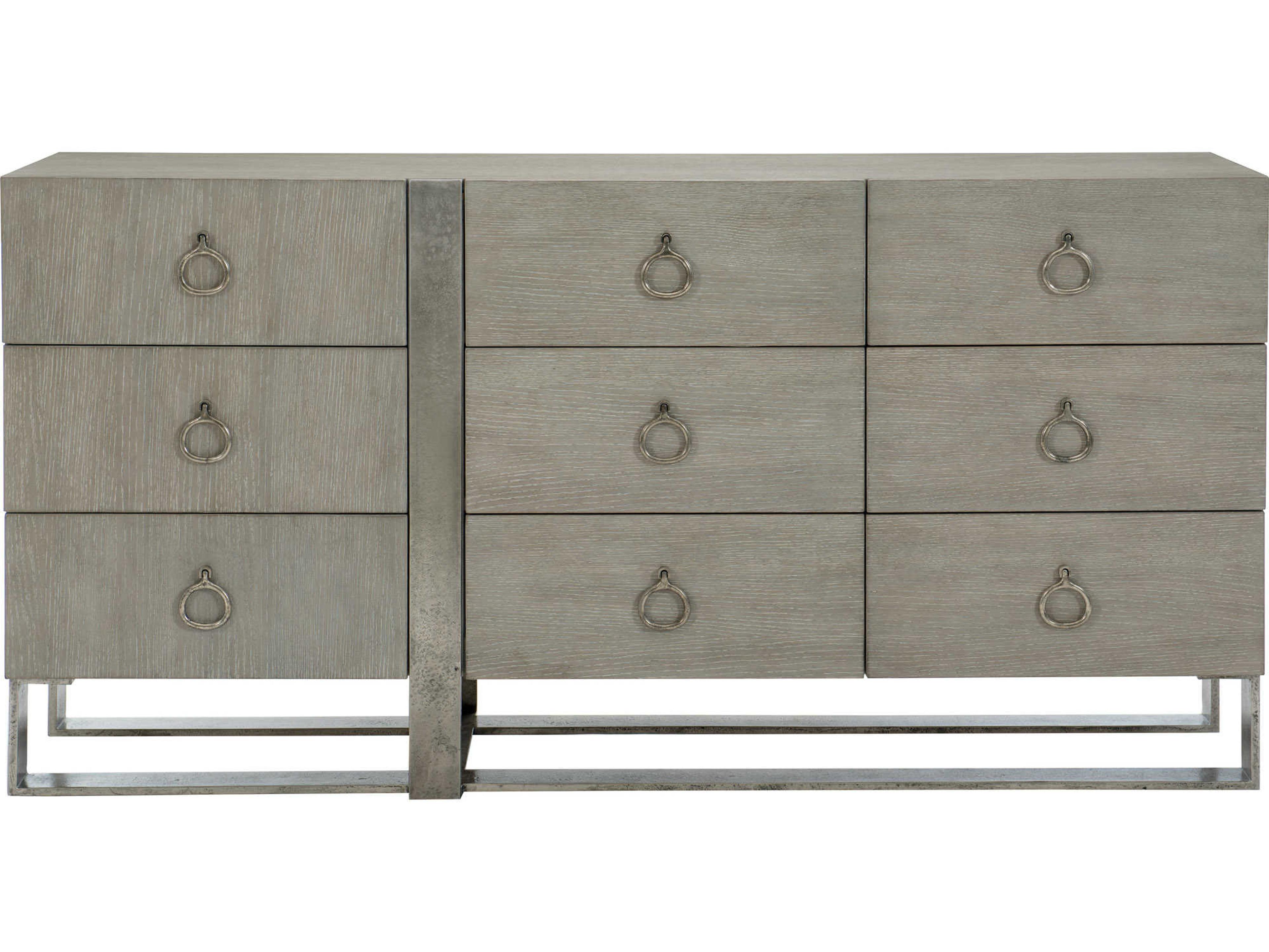 Bernhardt Linea 9-Drawers Gray Oak Wood Dresser