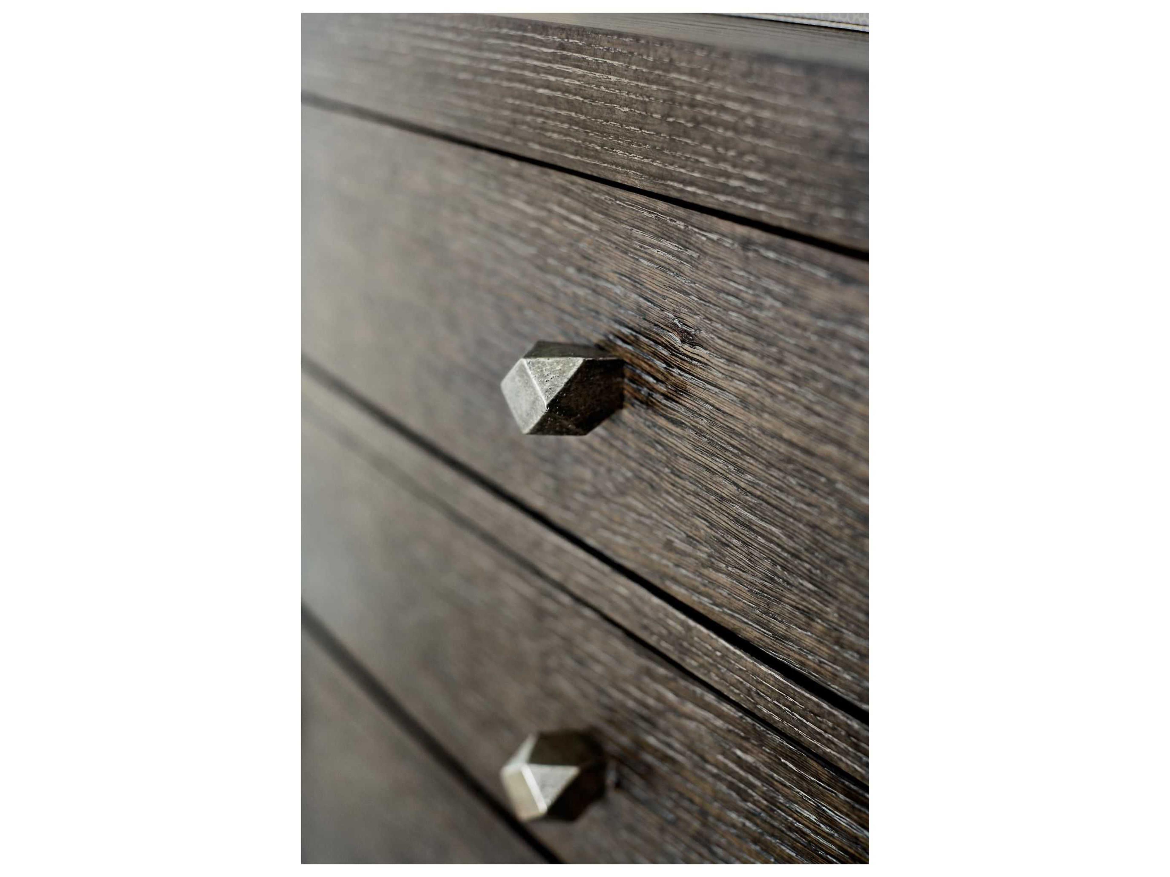 Bernhardt Linea 8-Drawers Brown Oak Wood Double Dresser