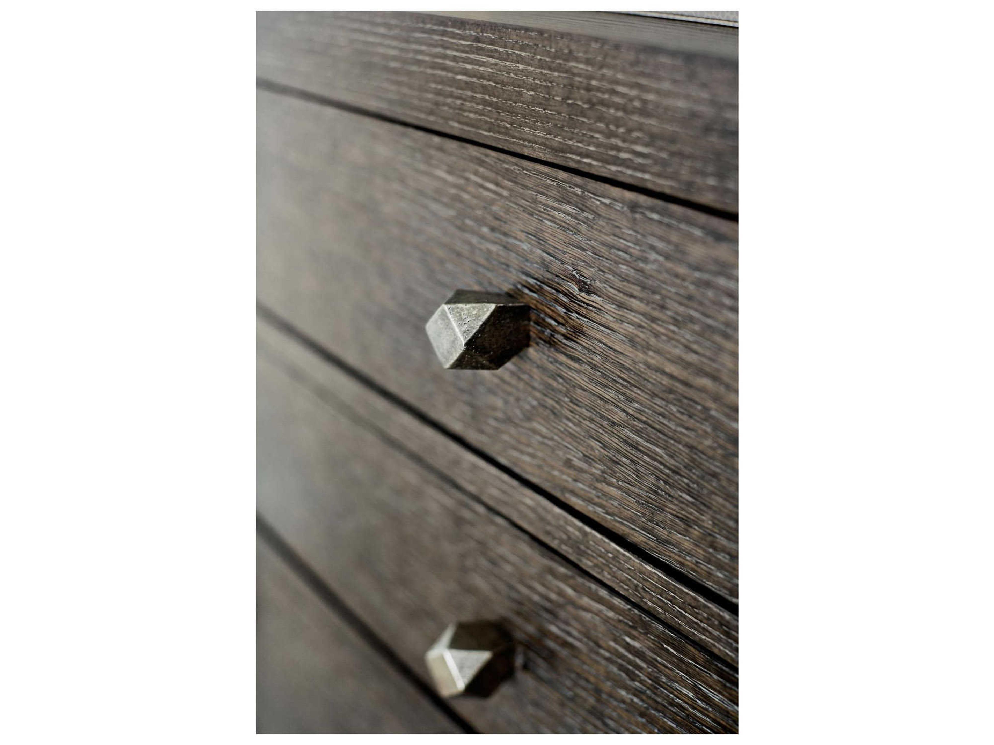 Bernhardt Linea 6-Drawers Brown Oak Wood Dresser