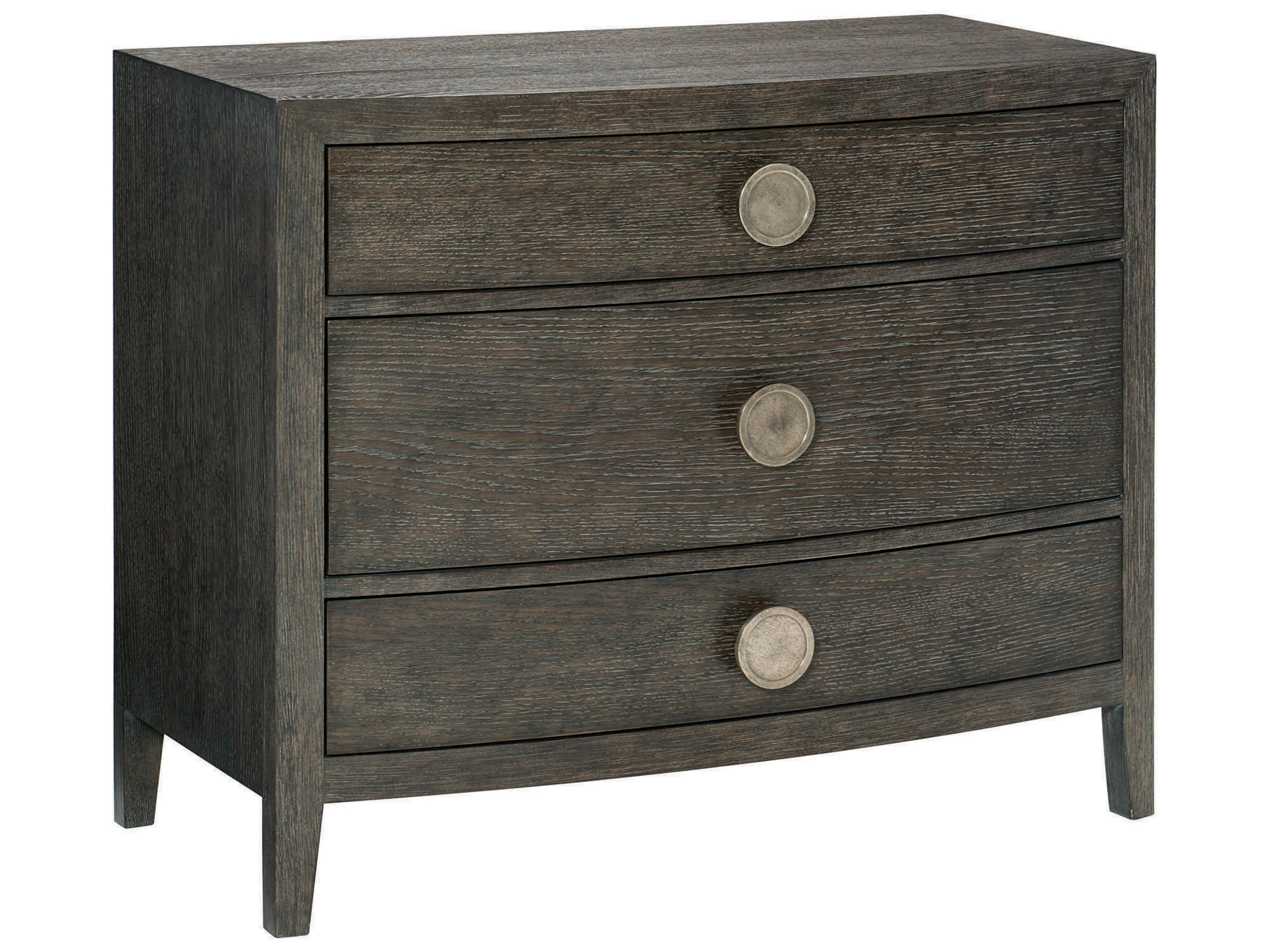 Linea 3-Drawers Brown Oak Wood Bachelor's Chest
