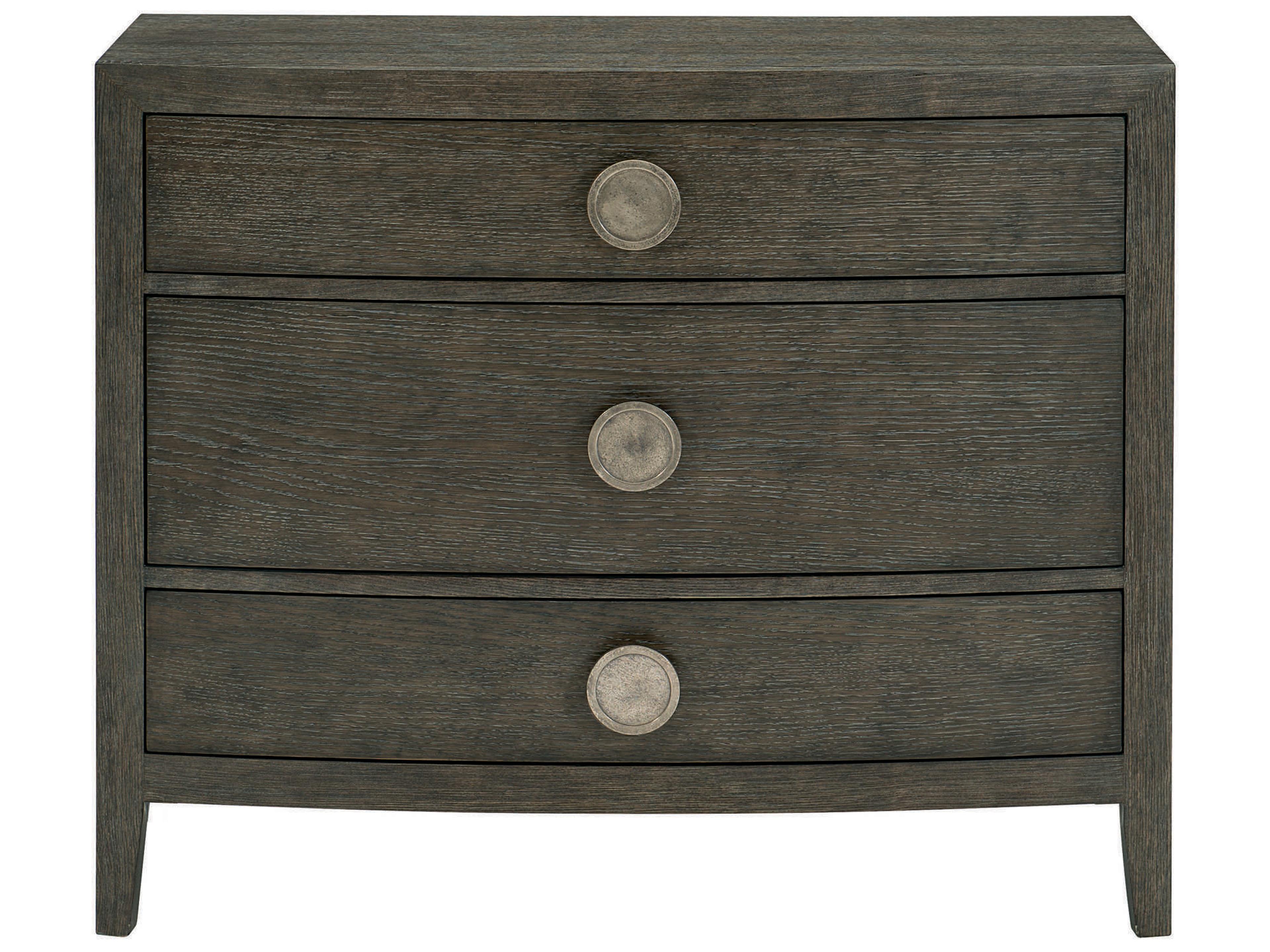 Bernhardt Linea 3-Drawers Brown Oak Wood Bachelor's Chest