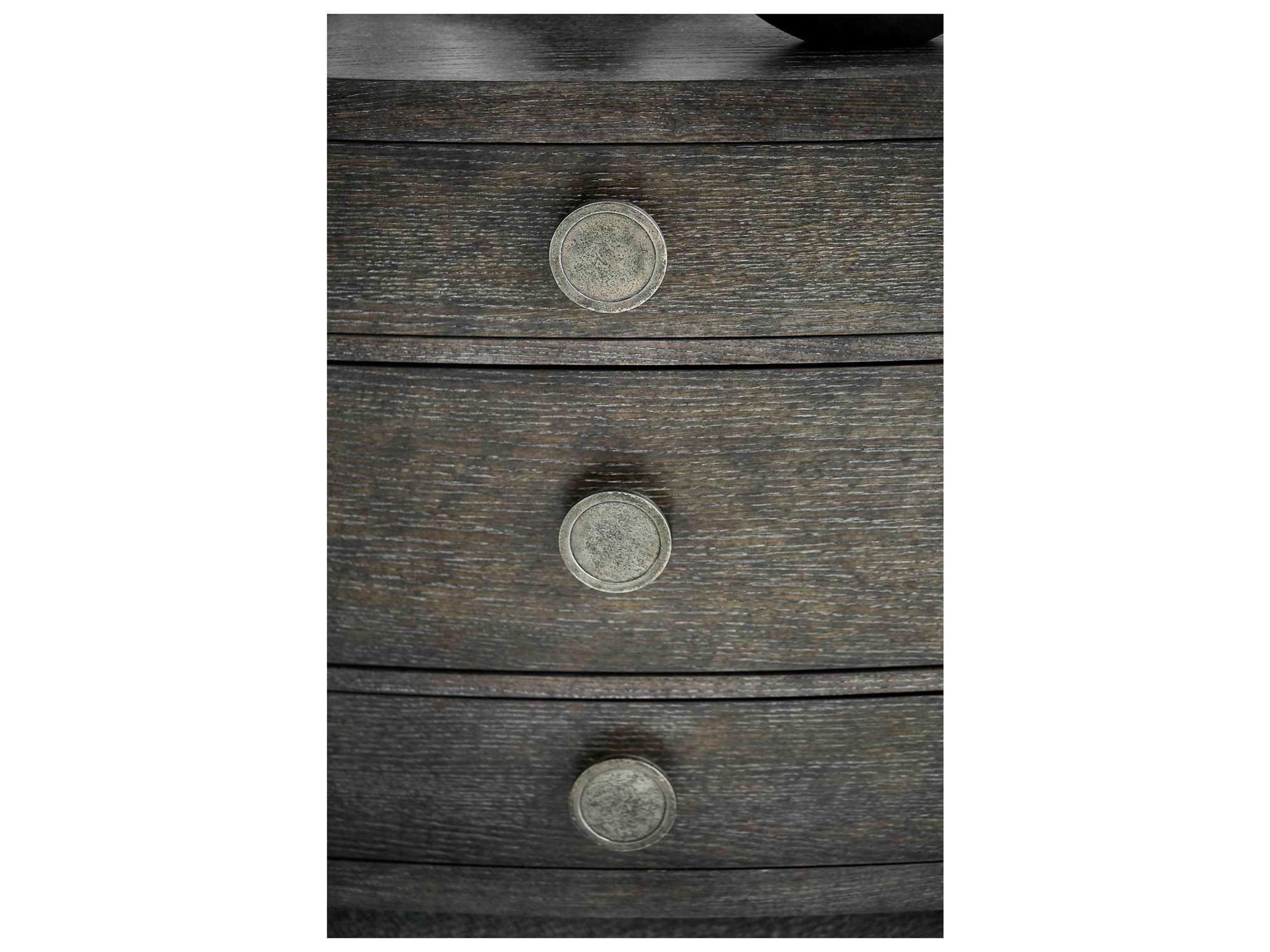 Bernhardt Linea 3-Drawers Brown Oak Wood Bachelor's Chest