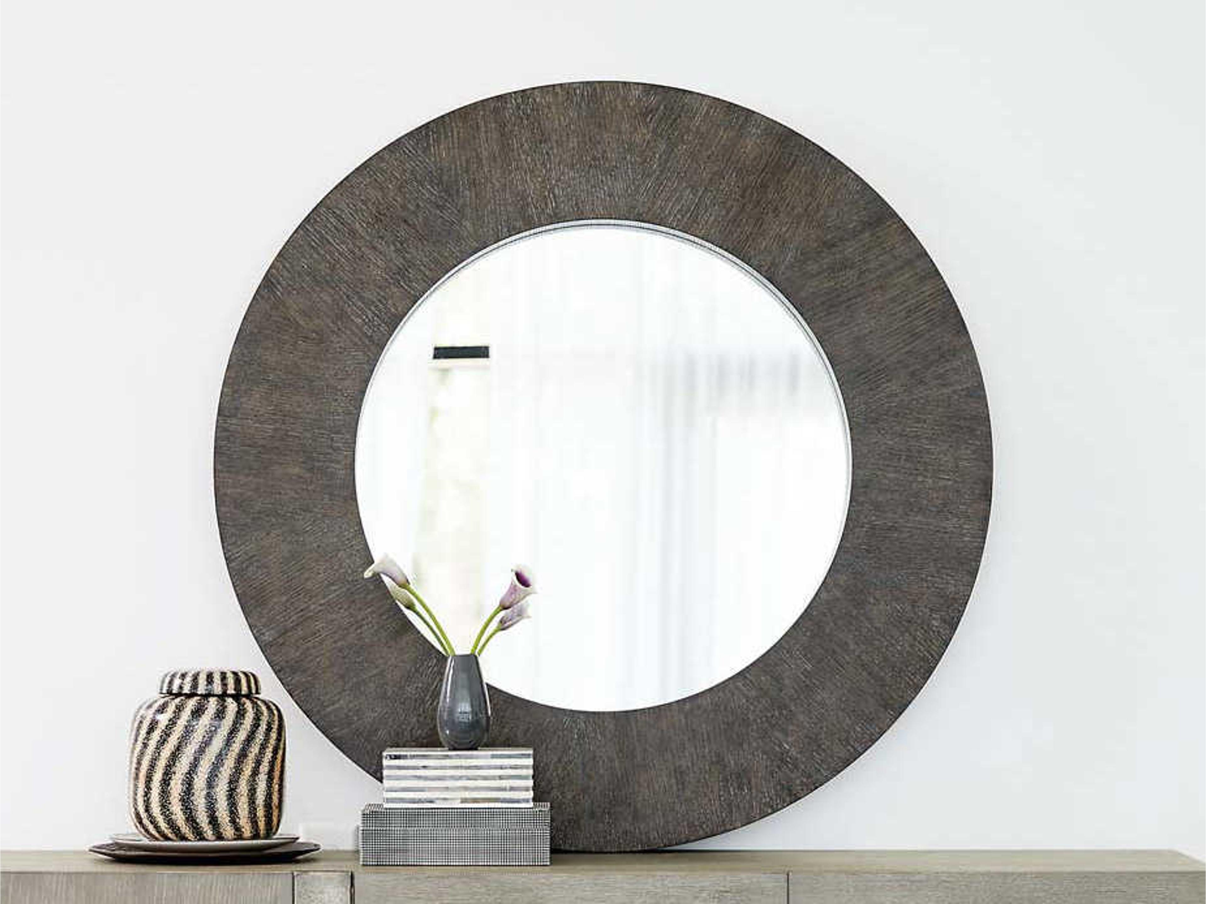 Bernhardt Linea Round Wall Mirror