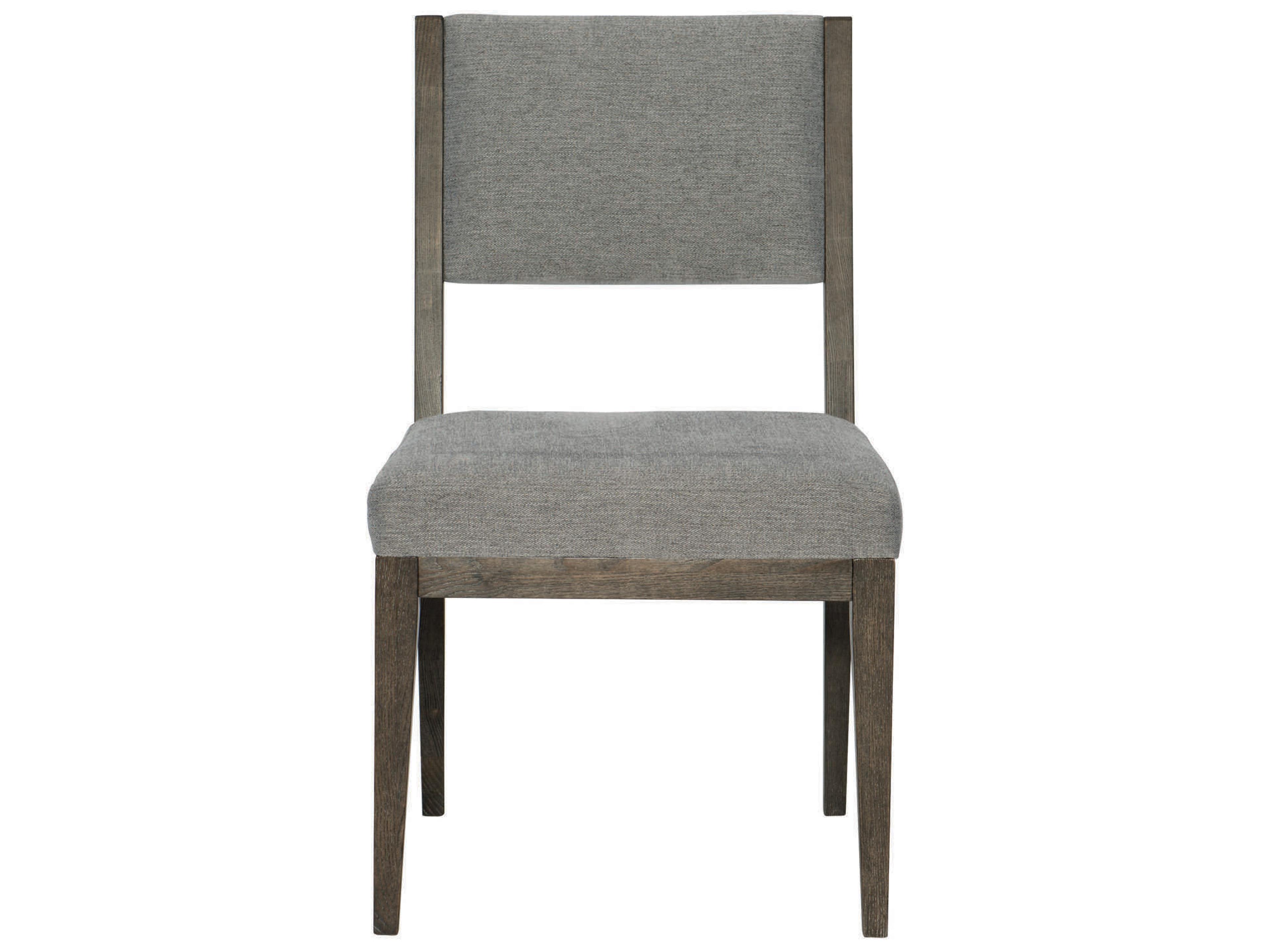 Linea Upholstered Dining Side Chair Cerused Charcoal