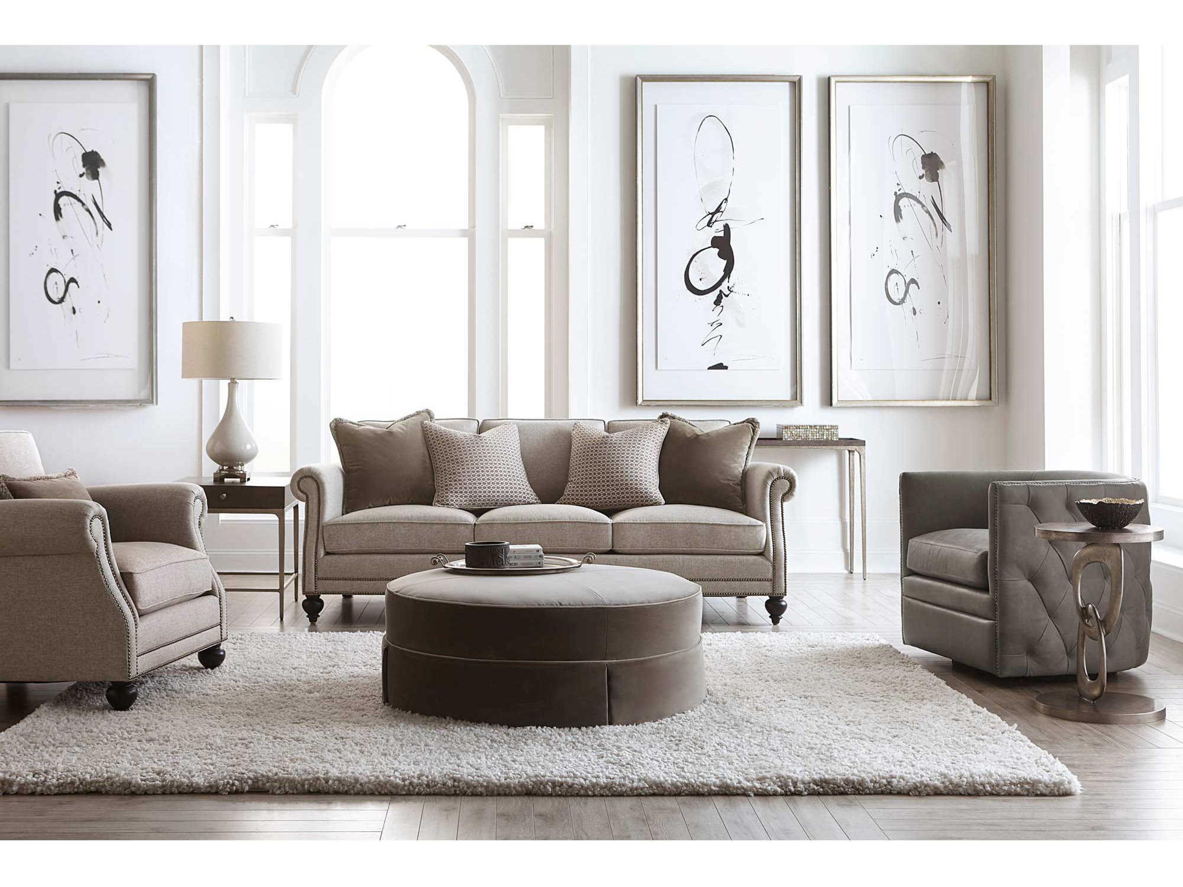 Bernhardt Linea Rectangular Cerused Charcoal Textured Graphite Metal Console Table