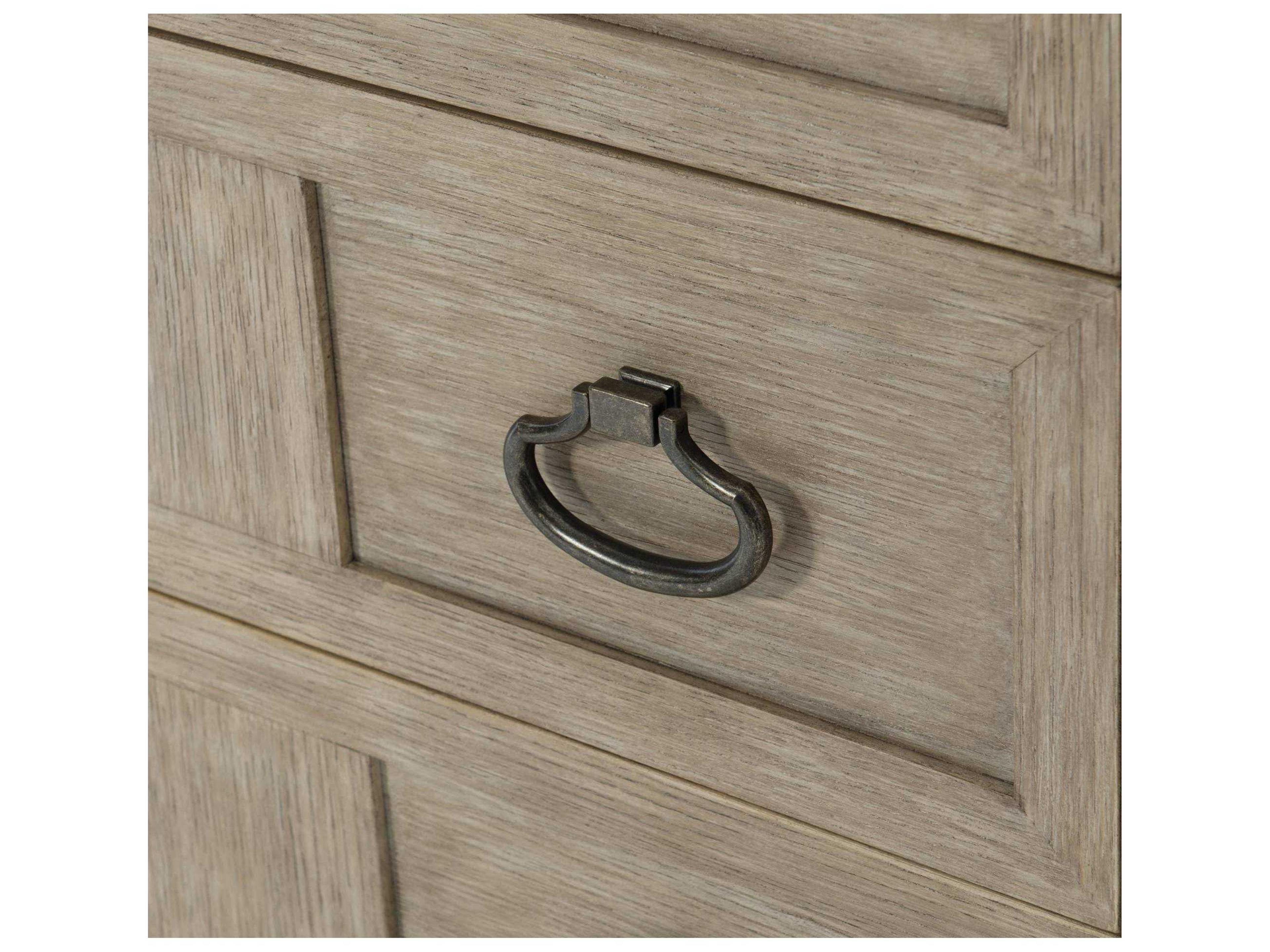 Bernhardt Santa Barbara 6-Drawers Brown Oak Wood Double Dresser